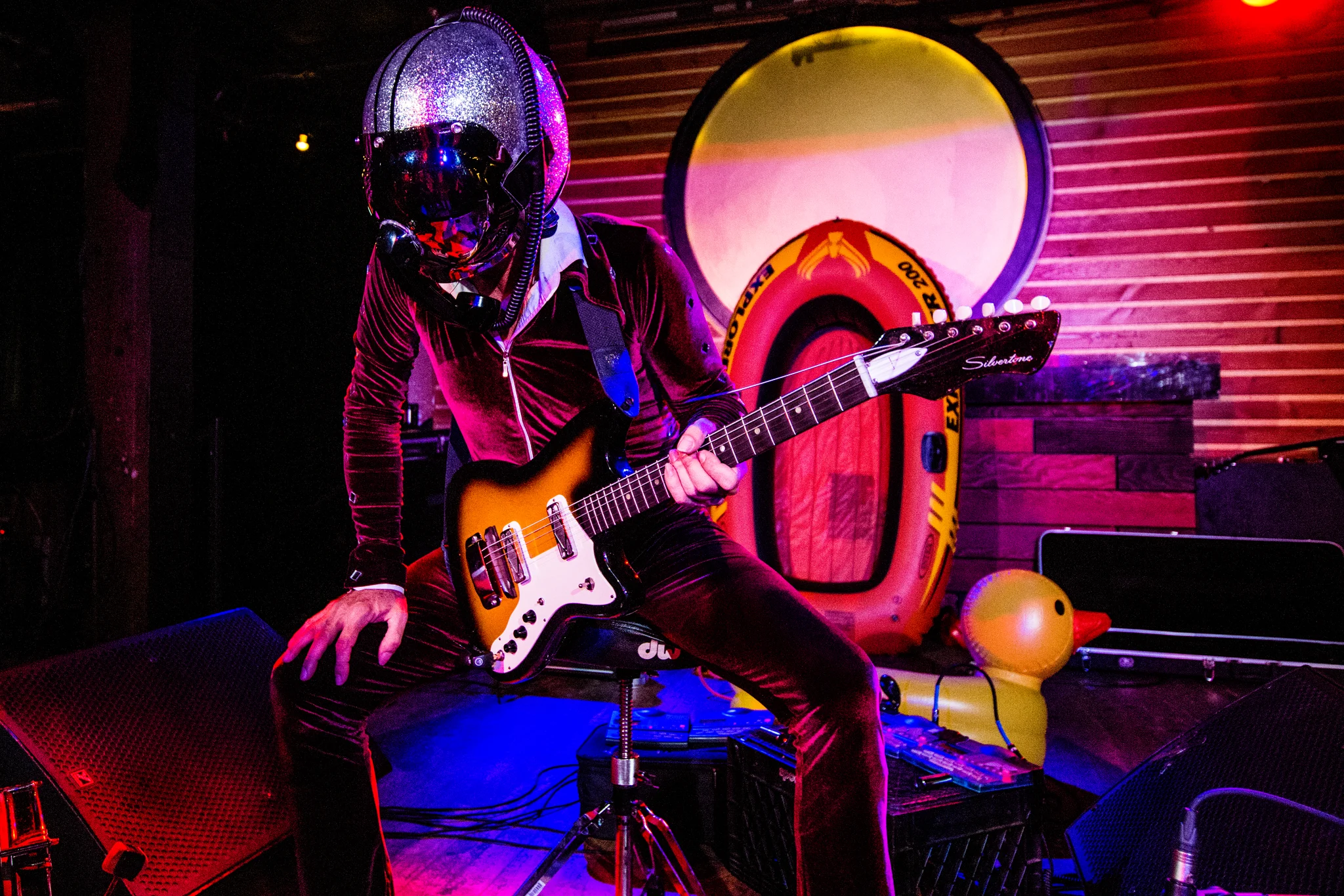 Bob Log III performing at Fortune Sound Club, Vancouver, BC - concert photography by Michael Caswell