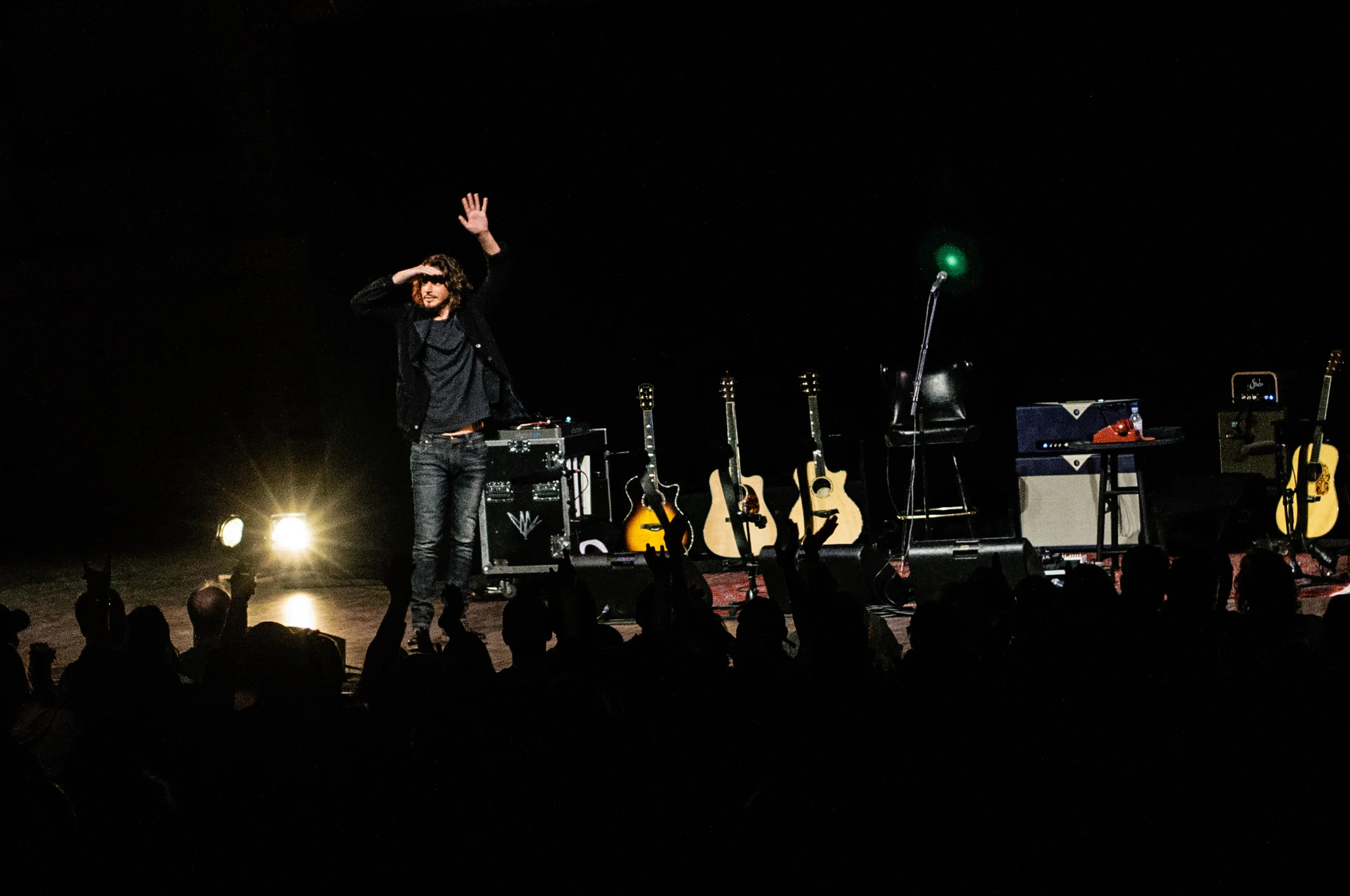 Chris Cornell performing at Orpheum Theatre, Vancouver, BC - concert photography by Michael Caswell