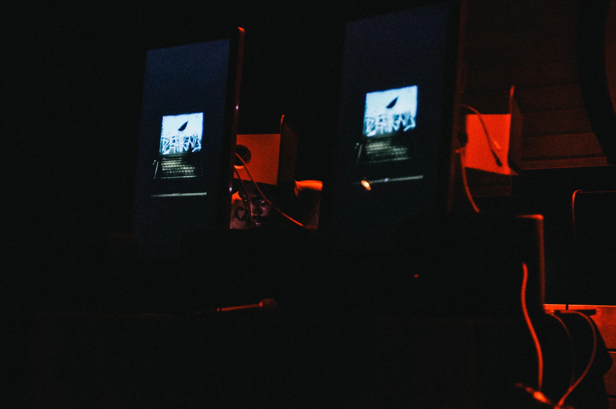 Death Grips performing at Fortune Sound Club, Vancouver, BC - concert photography by Michael Caswell