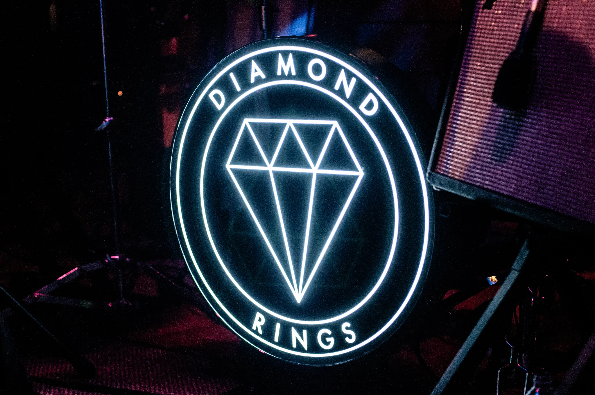 Diamond Rings performing at Fortune Sound Club, Vancouver, BC - concert photography by Michael Caswell
