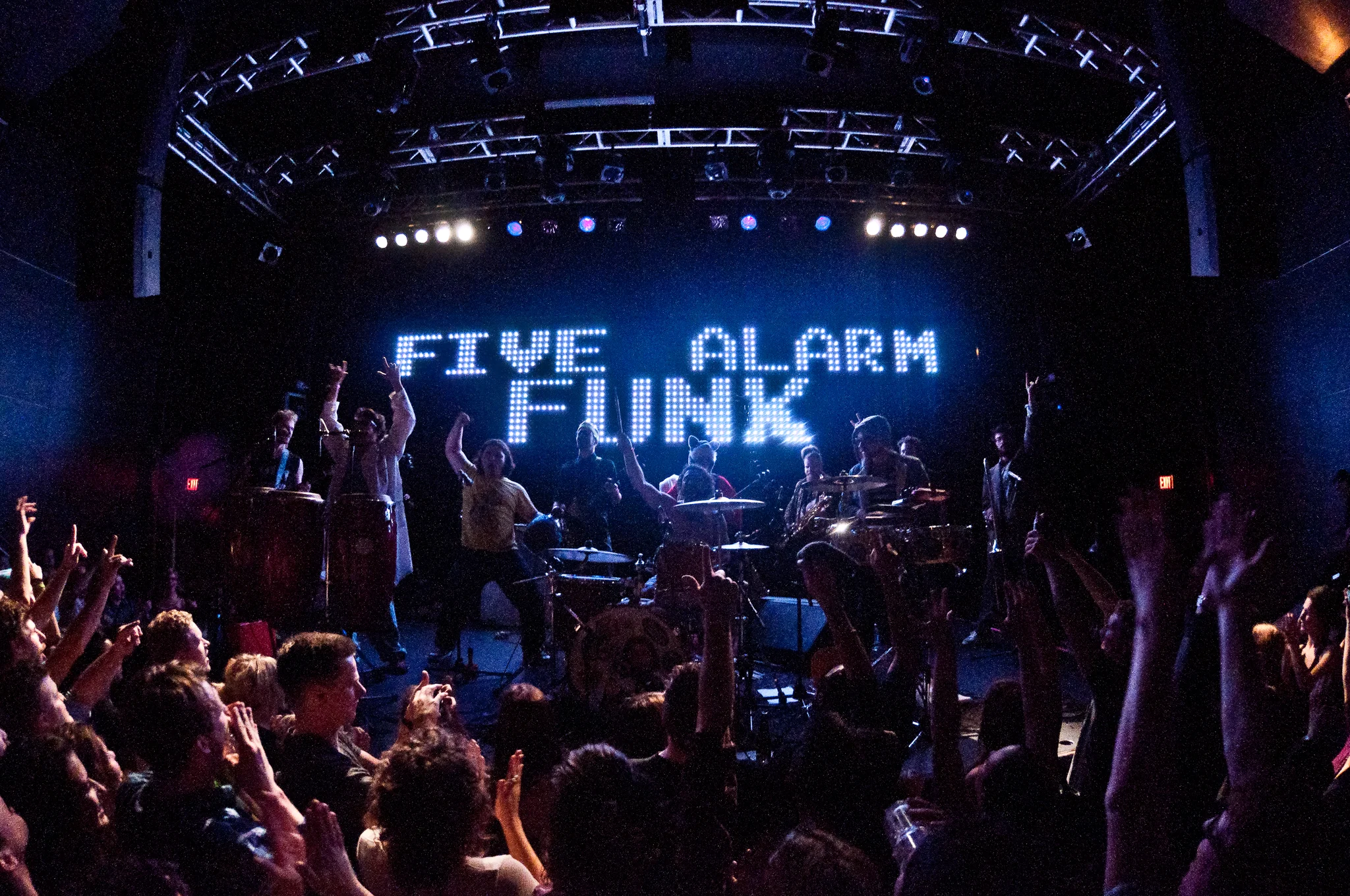 Five Alarm Funk performing at VENUE, Vancouver, BC - concert photography by Michael Caswell