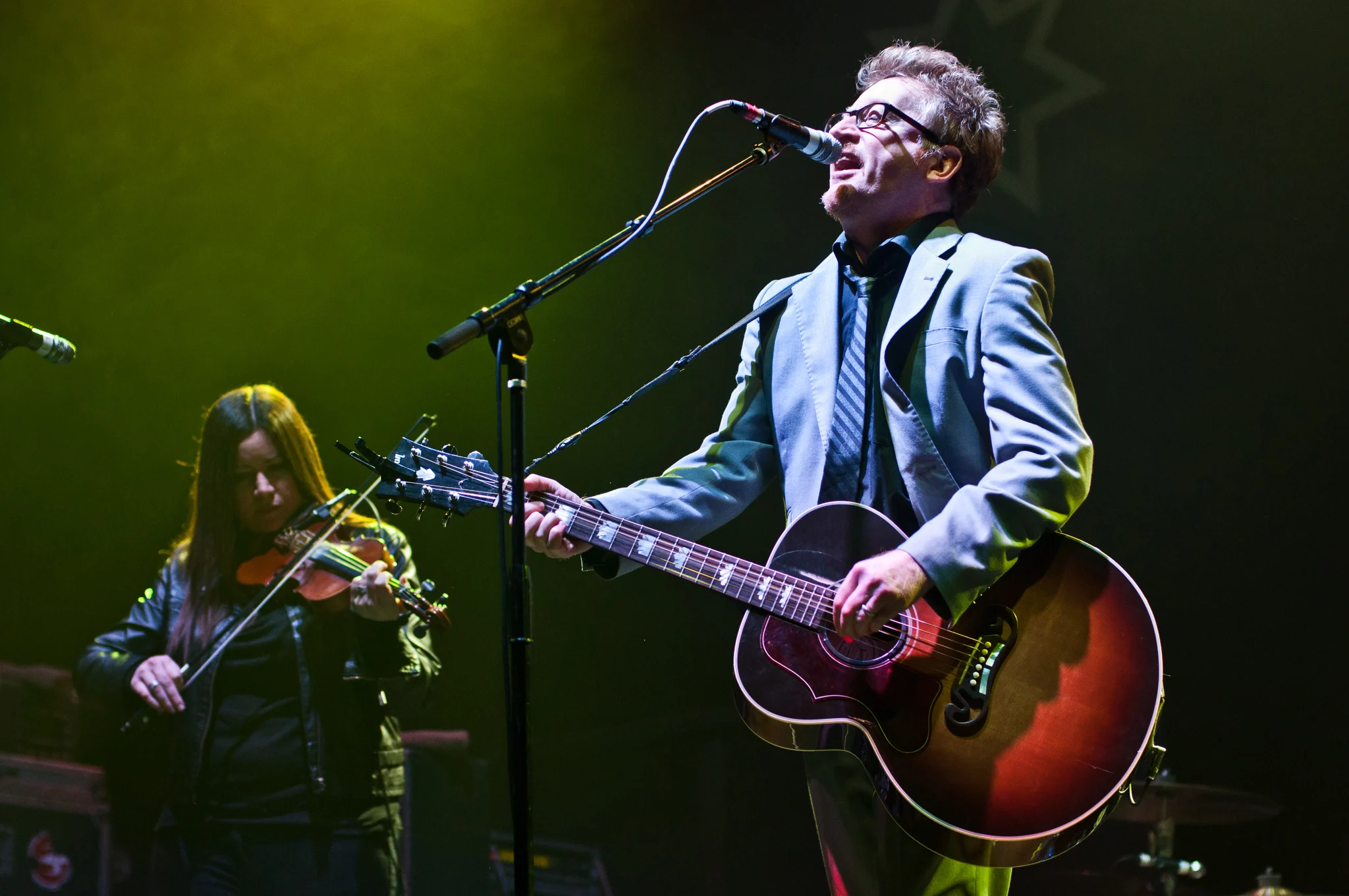 Flogging Molly performing at Pacific Coliseum, Vancouver, BC - concert photography by Michael Caswell