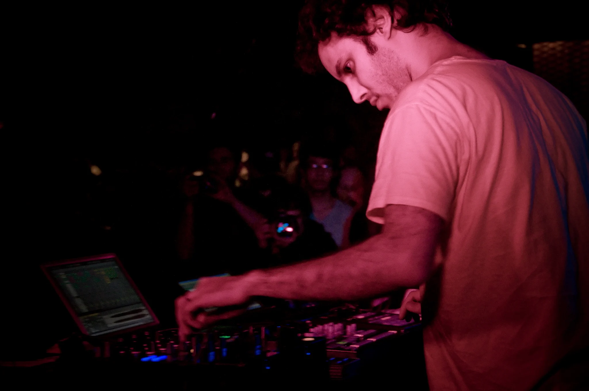 Four Tet performing at Biltmore Cabaret, Vancouver, BC - concert photography by Michael Caswell