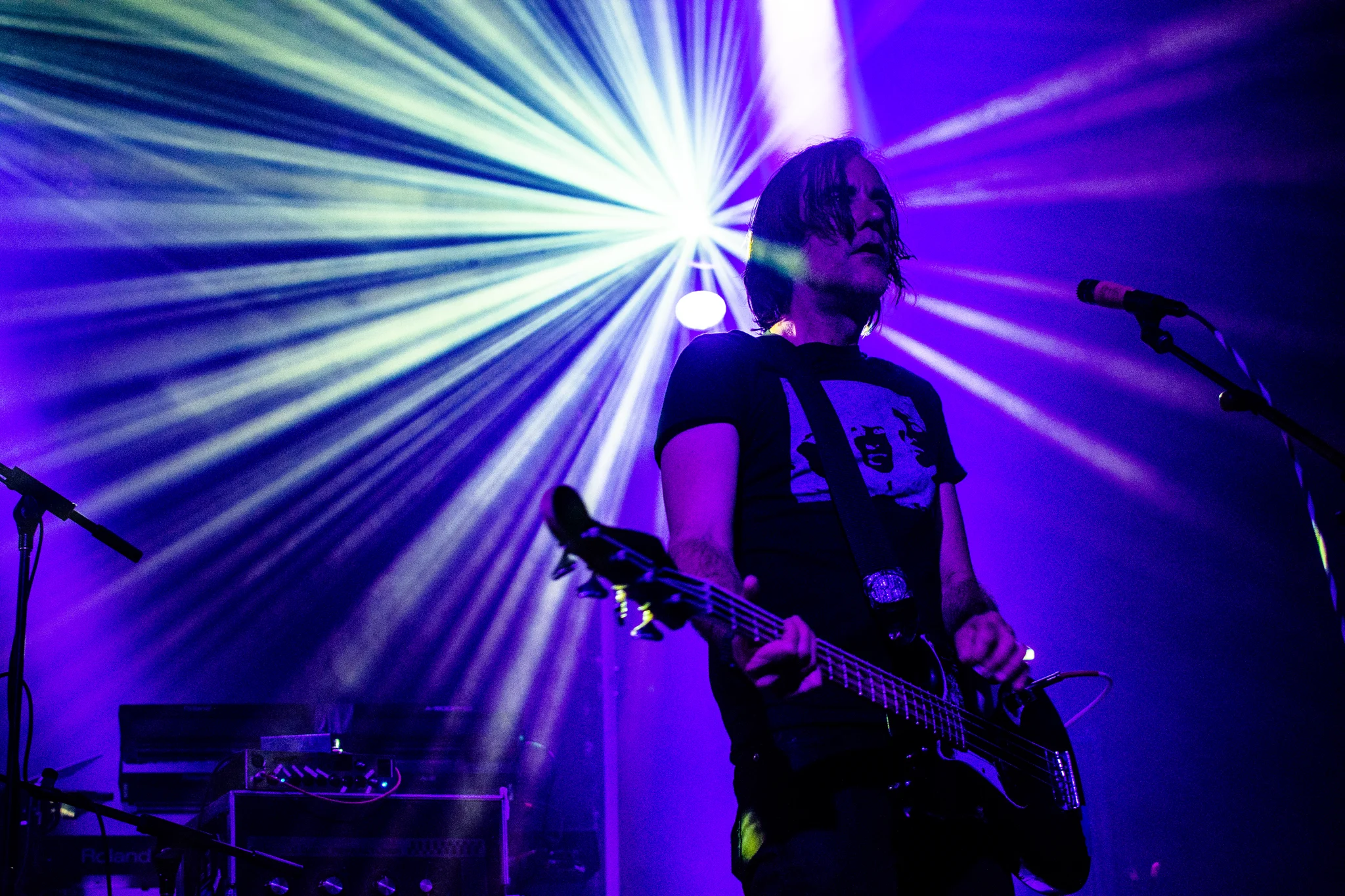 A Place To Bury Strangers performing at Commodore Ballroom, Vancouver, BC - concert photography by Michael Caswell