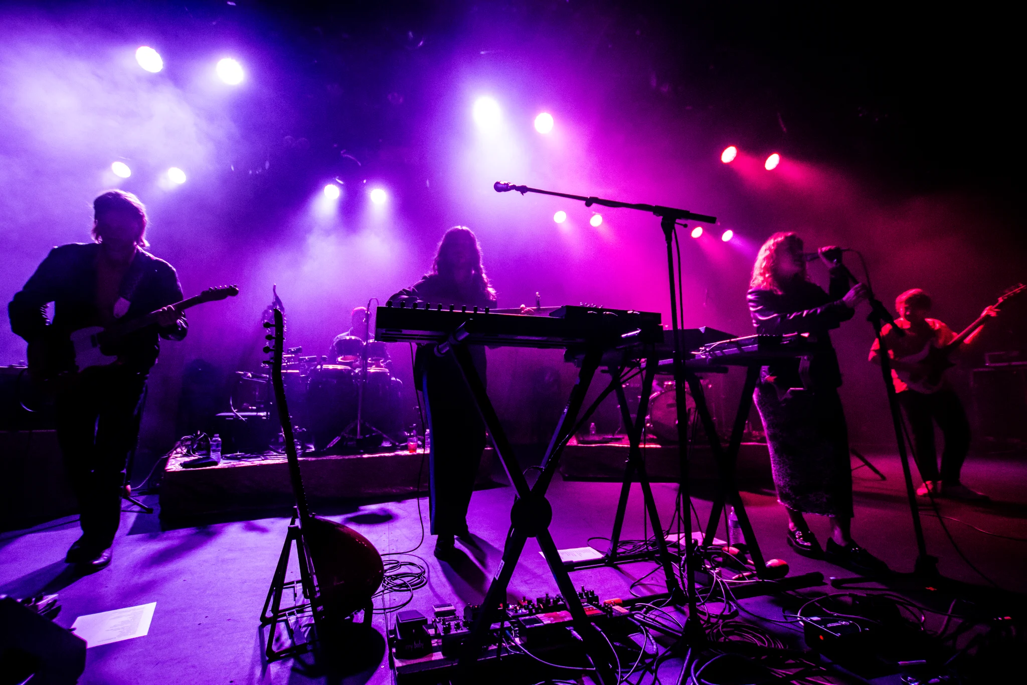 Altın Gün performing at Commodore Ballroom, Vancouver, BC - concert photography by Michael Caswell