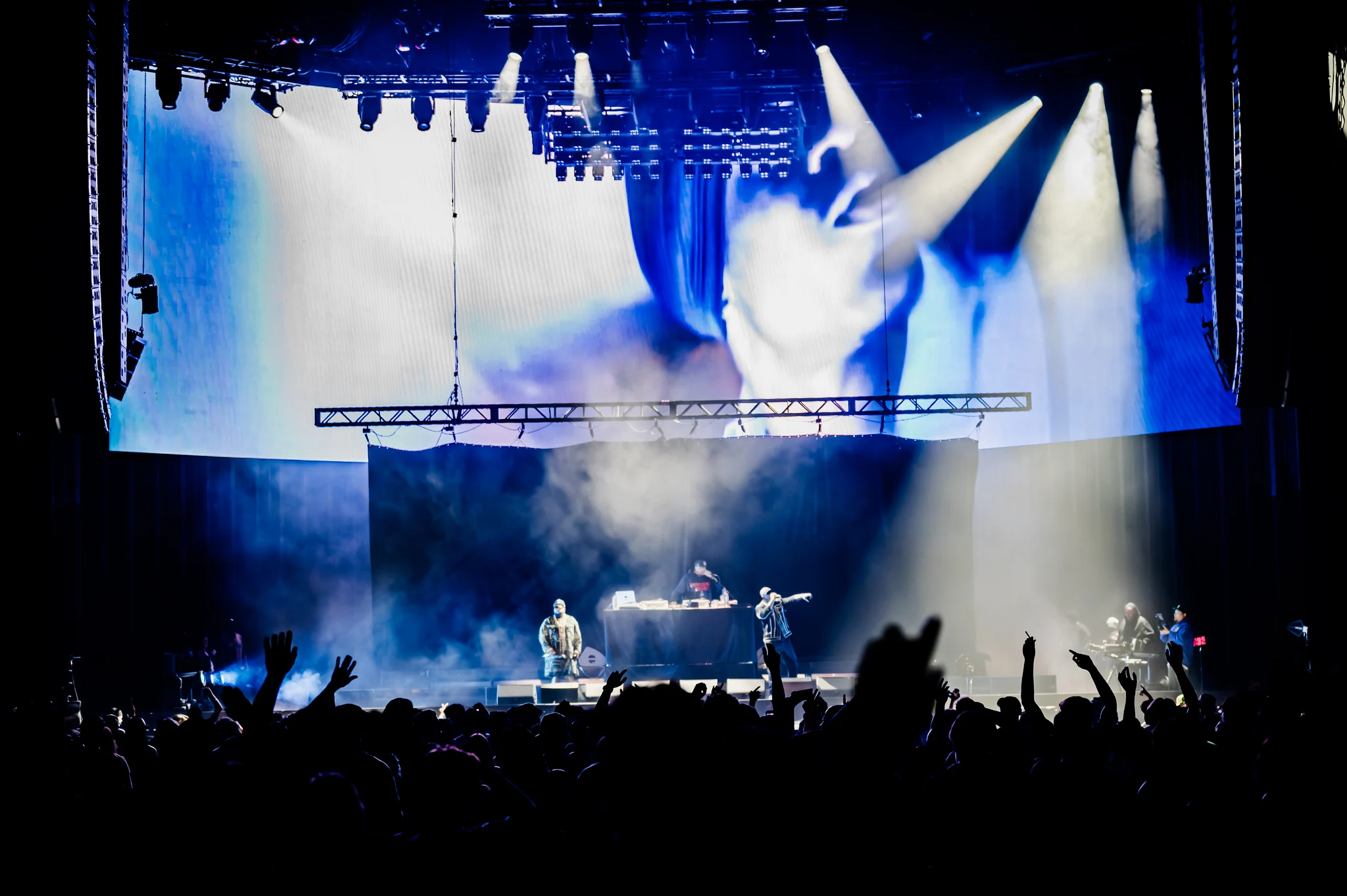 Big Boi performing at Rogers Arena, Vancouver, BC - concert photography by Michael Caswell