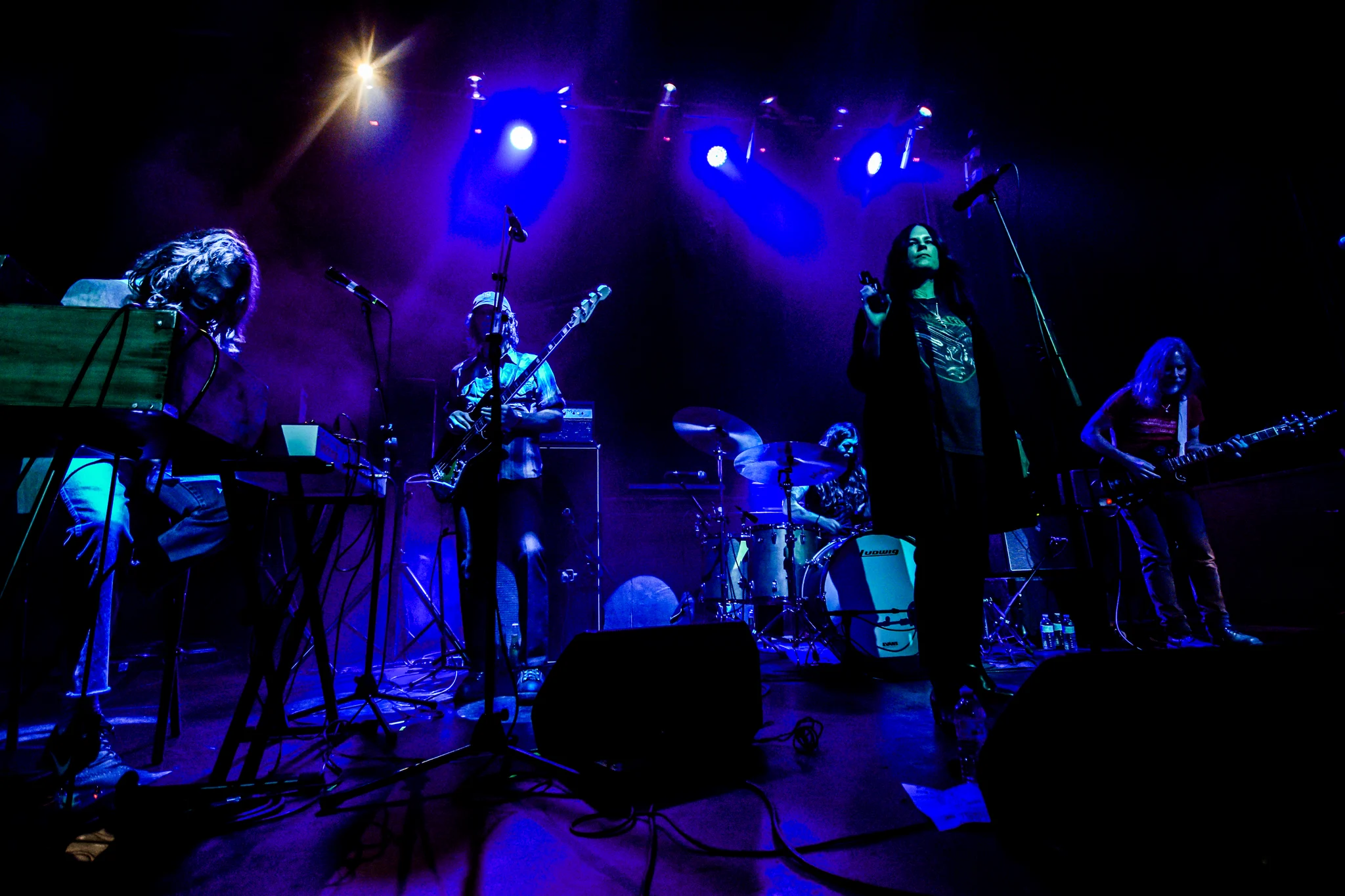 Black Mountain performing at Rickshaw Theatre, Vancouver, BC - concert photography by Michael Caswell