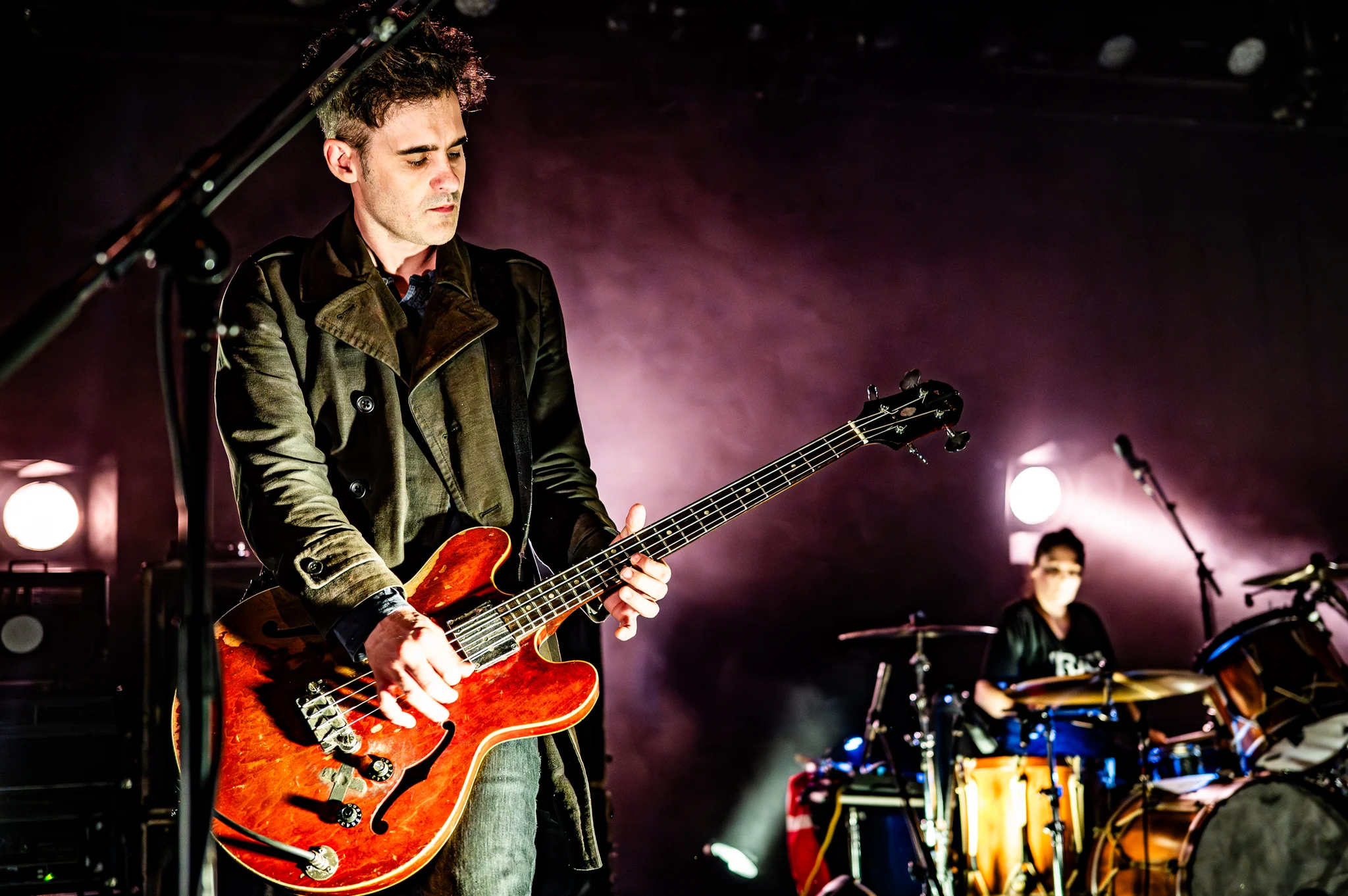 Black Rebel Motorcycle Club performing at Commodore Ballroom, Vancouver, BC - concert photography by Michael Caswell