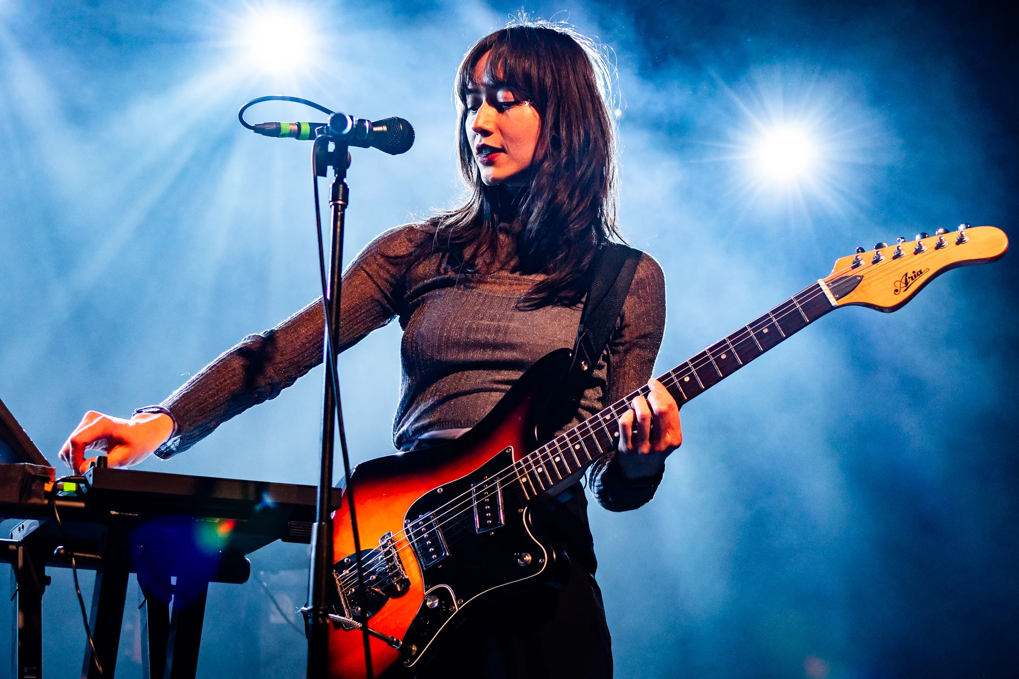 Fazerdaze performing at Commodore Ballroom, Vancouver, BC - concert photography by Michael Caswell