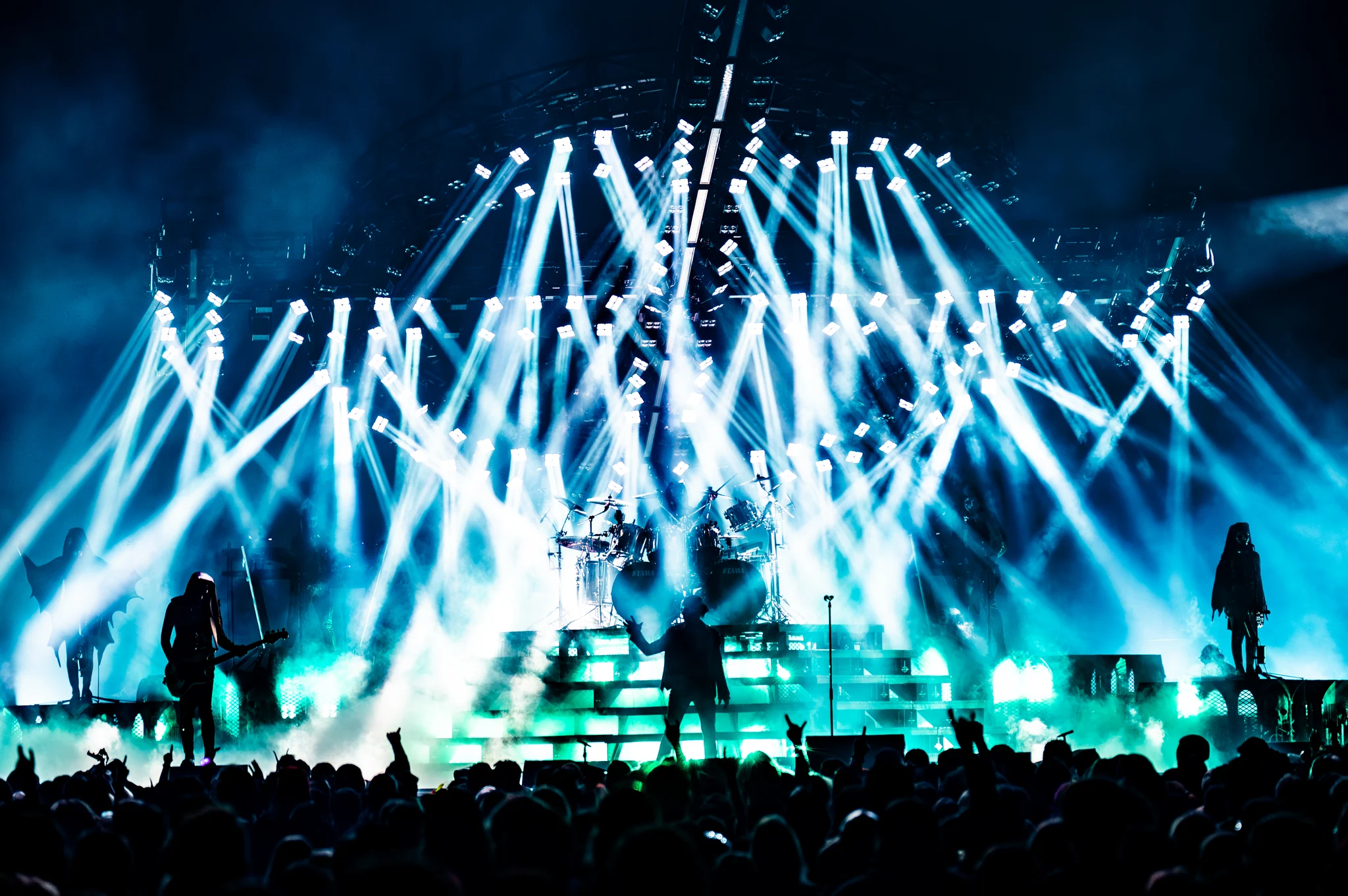 Ghost performing at Rogers Arena, Vancouver, BC - concert photography by Michael Caswell