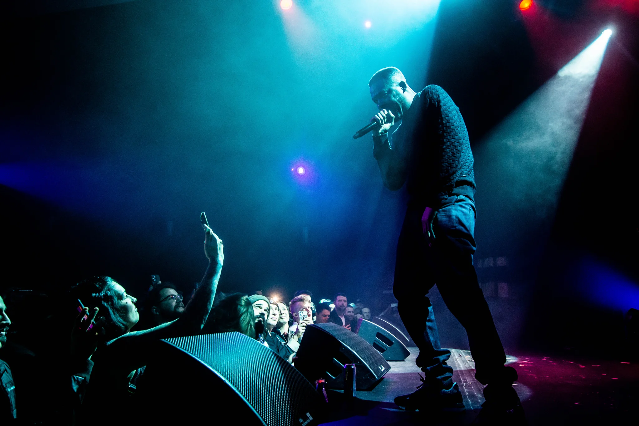 GZA performing at Hollywood Theatre, Vancouver, BC - concert photography by Michael Caswell