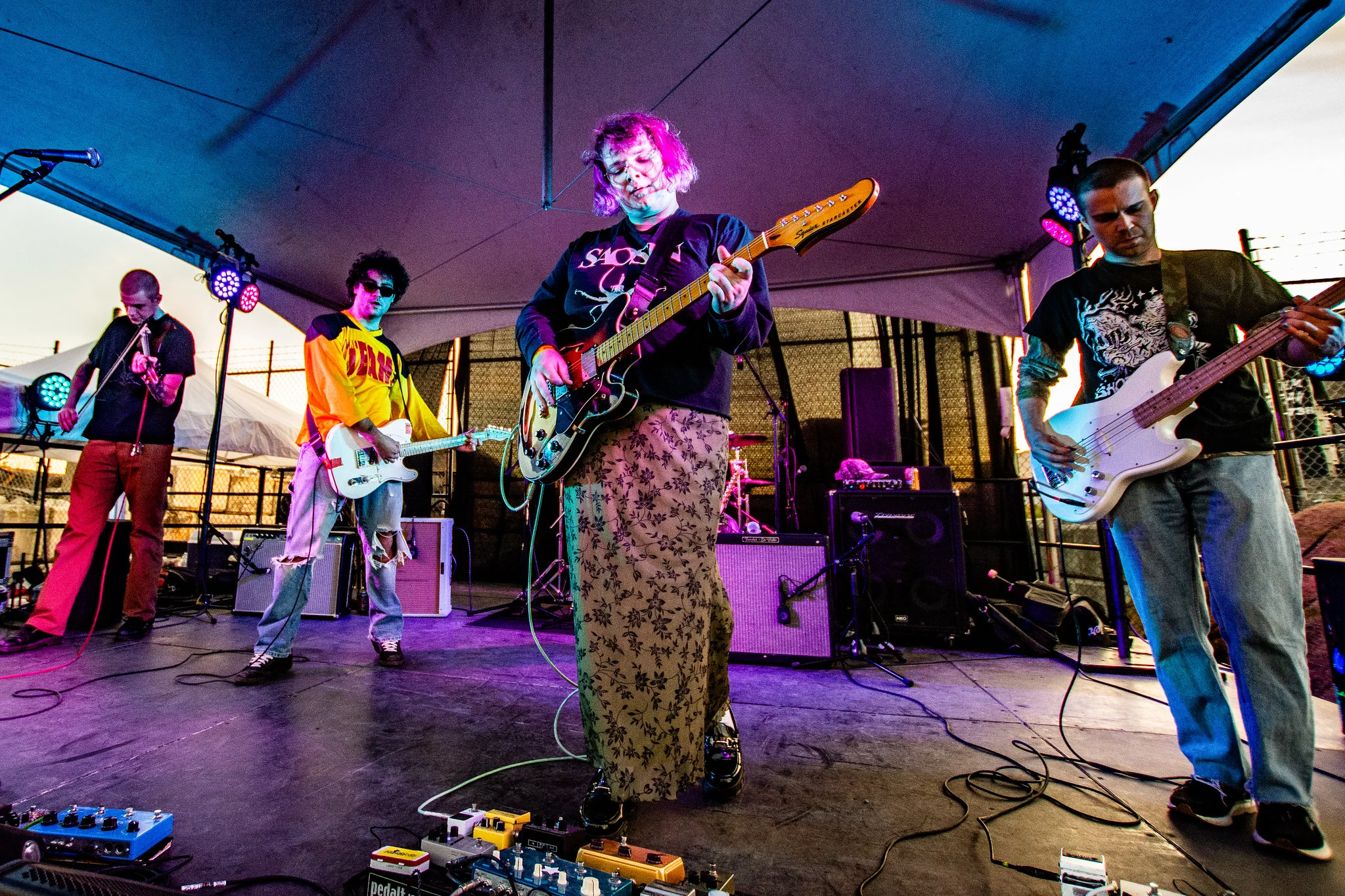Hillsboro performing at Tilt Music Festival, Vancouver, BC - concert photography by Michael Caswell