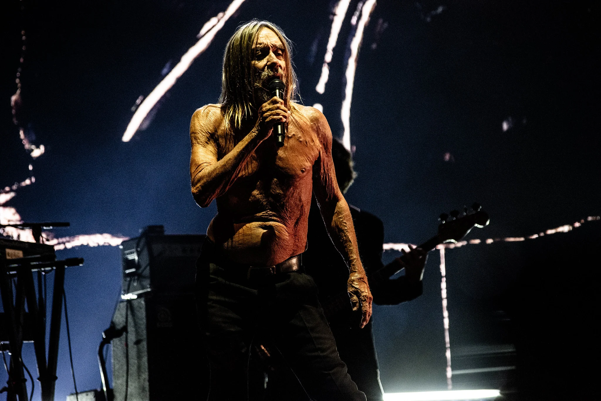 Iggy Pop performing at Rifflandia, Victoria, BC - concert photography by Michael Caswell