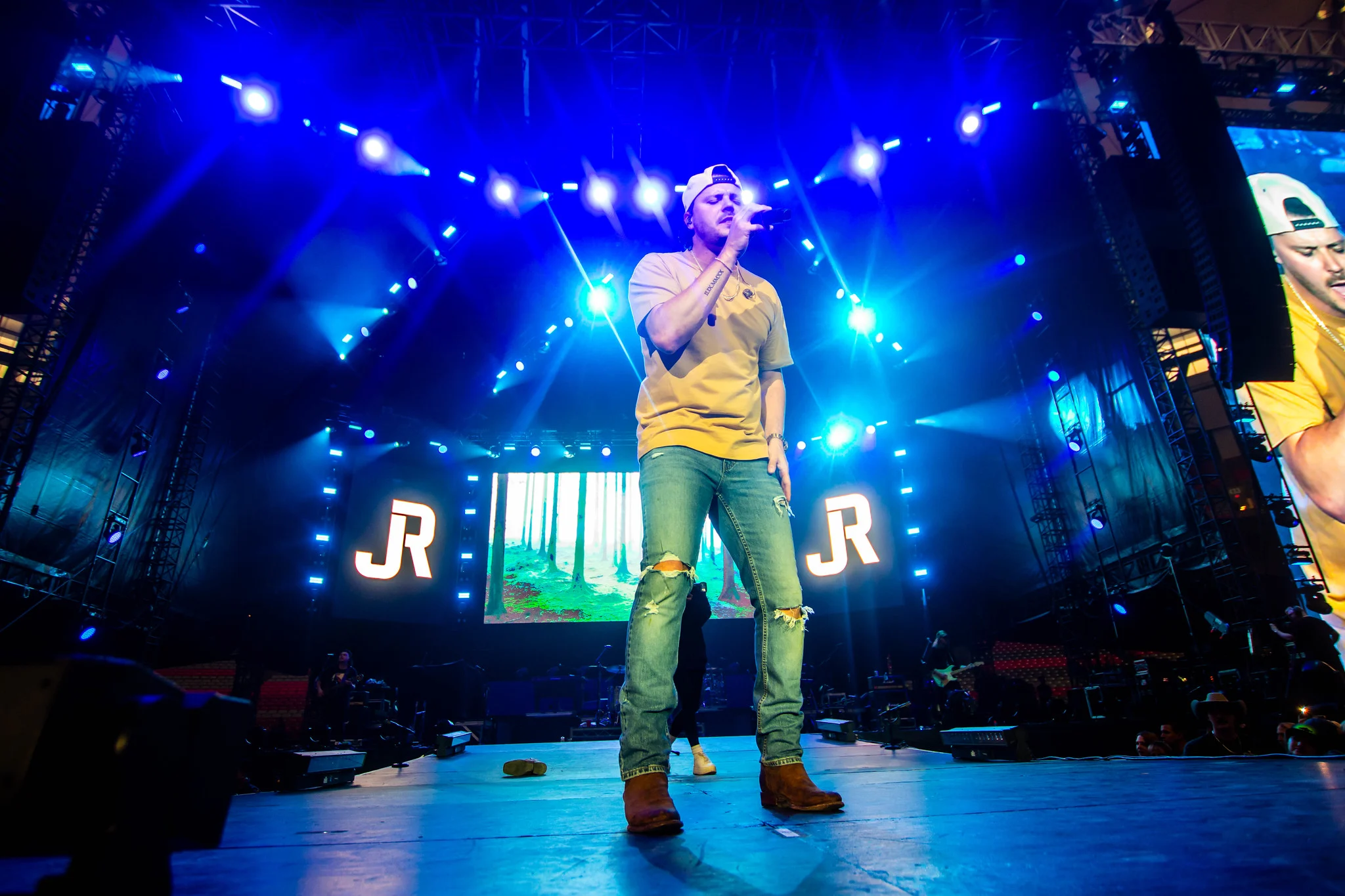 Josh Ross performing at Coast City Country, Vancouver, BC - concert photography by Michael Caswell