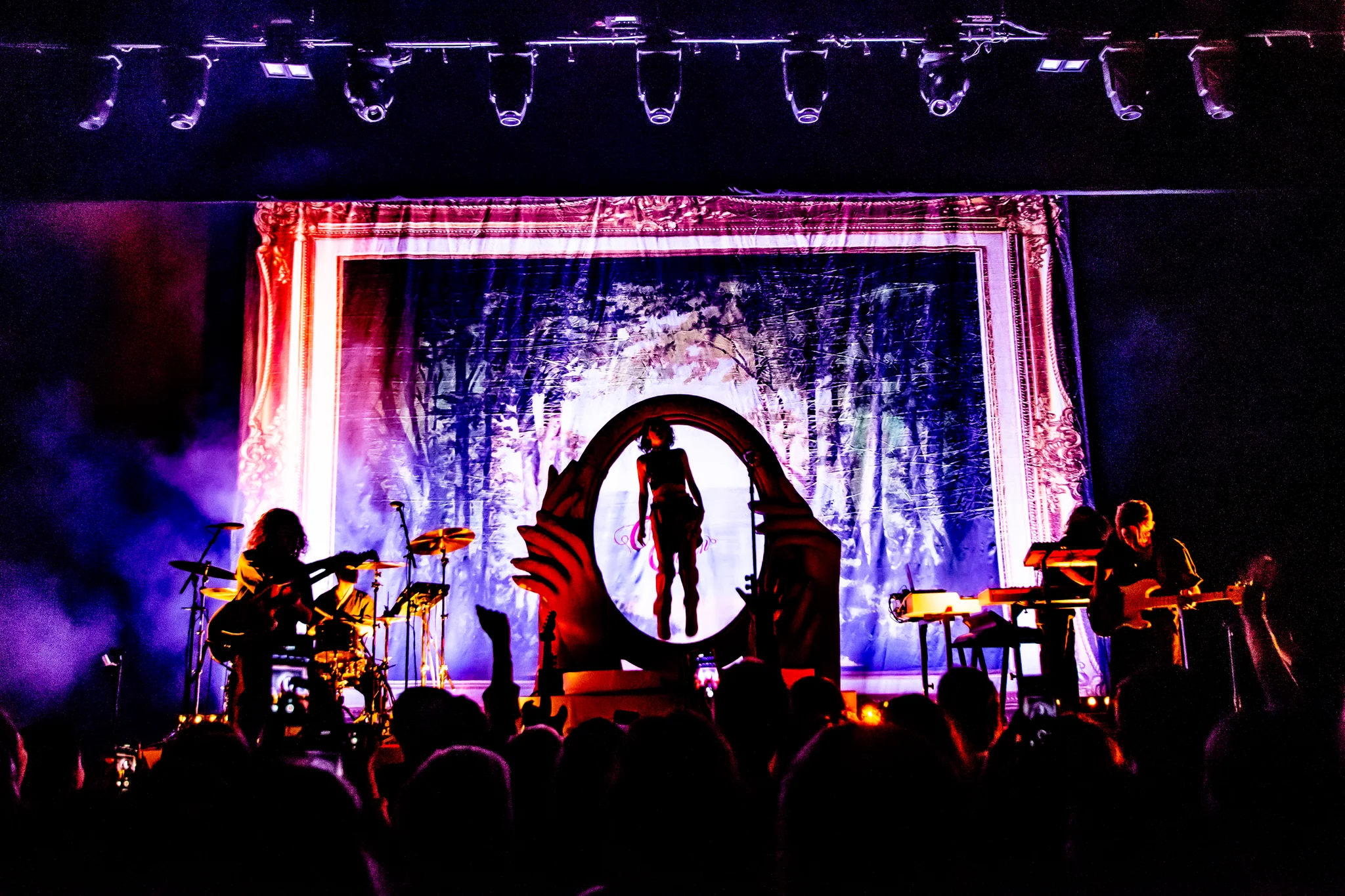 King Princess performing at Queen Elizabeth Theatre, Vancouver, BC - concert photography by Michael Caswell