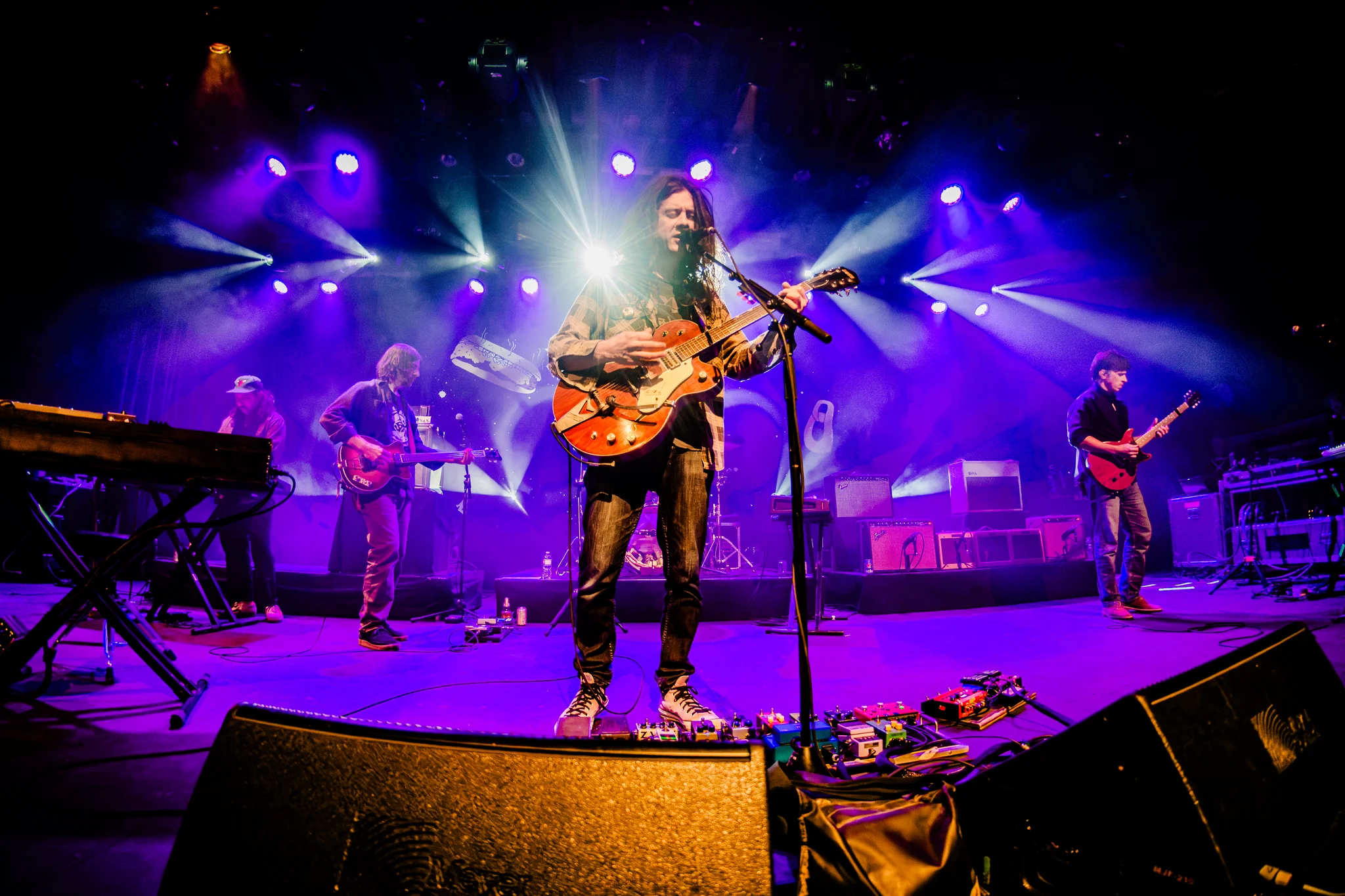 Kurt Vile & The Violators performing at Commodore Ballroom, Vancouver, BC - concert photography by Michael Caswell