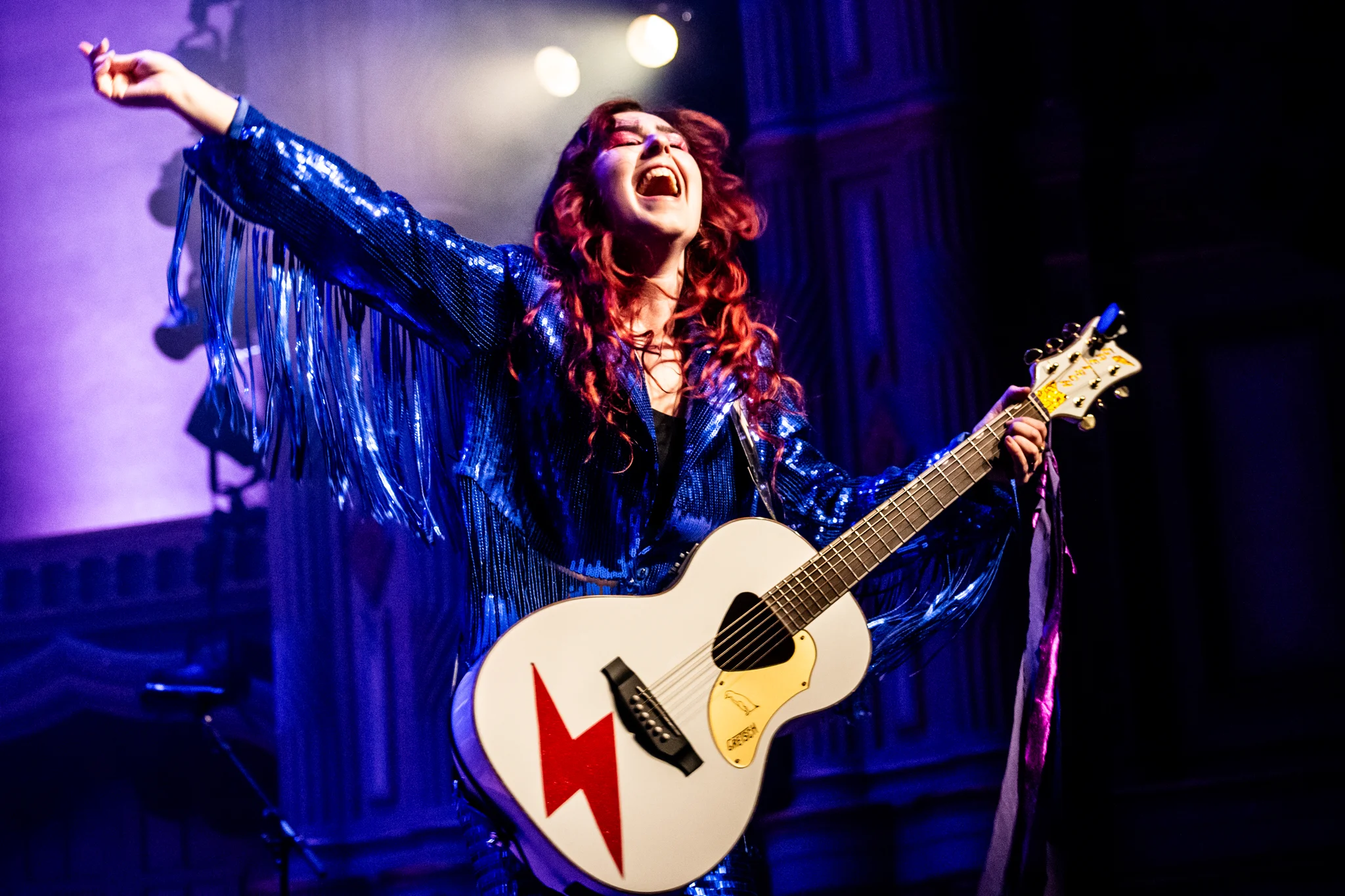 Little Quirks performing at Orpheum Theatre, Vancouver, BC - concert photography by Michael Caswell