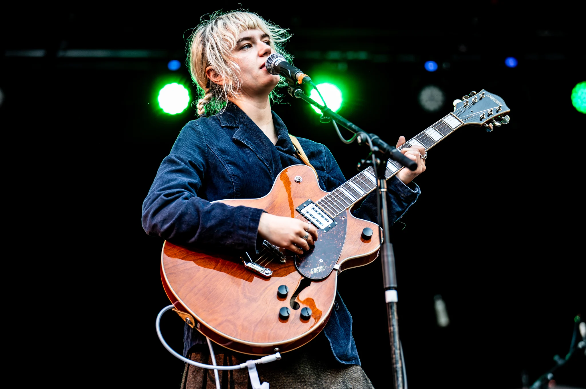 Mary In The Junkyard performing at Malkin Bowl, Vancouver, BC - concert photography by Michael Caswell