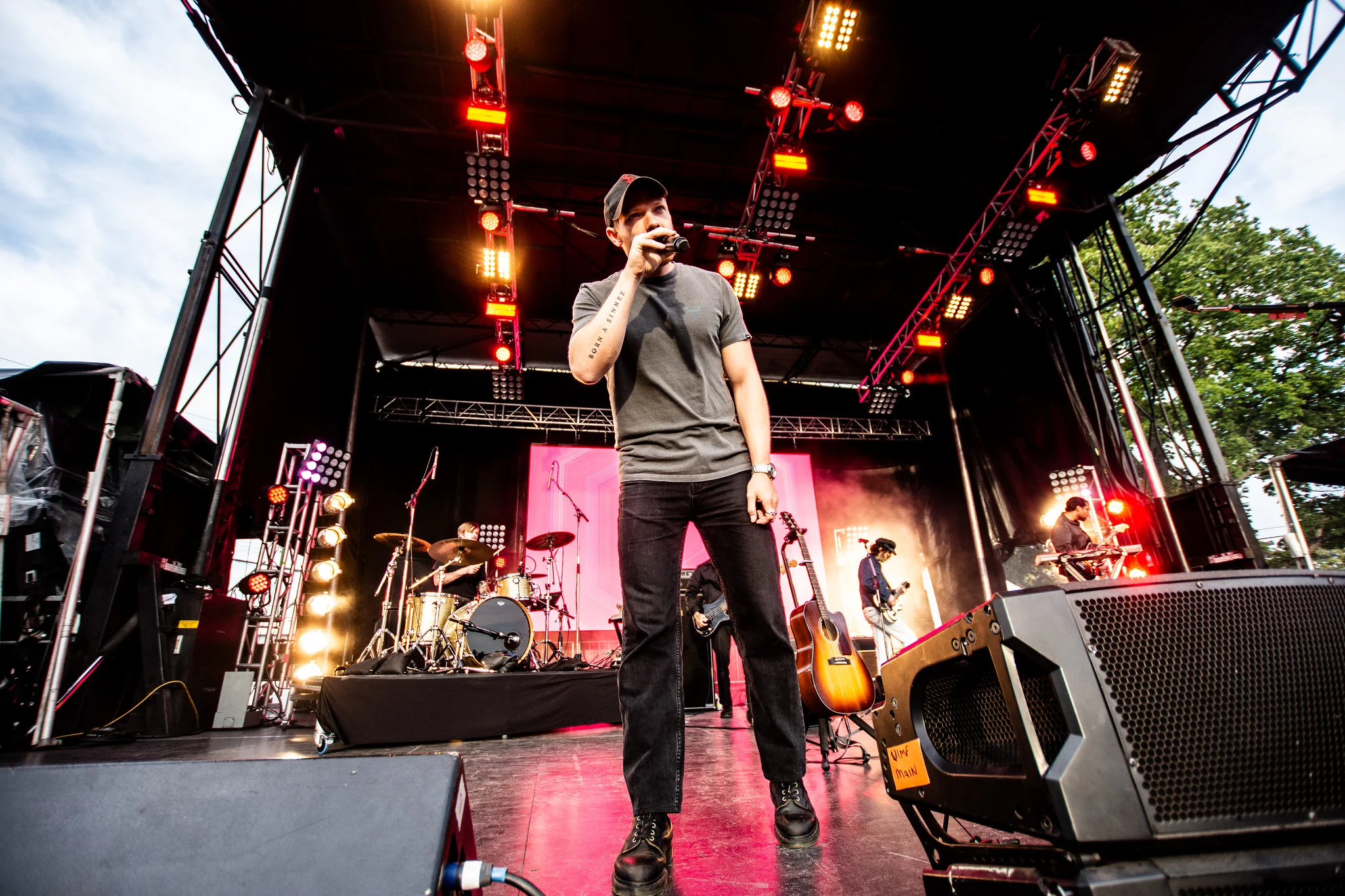 Matt Maeson performing at Rifflandia, Victoria, BC - concert photography by Michael Caswell