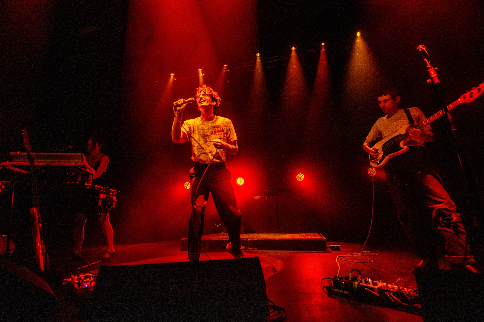 Nation Of Language performing at Rickshaw Theatre, Vancouver, BC - concert photography by Michael Caswell