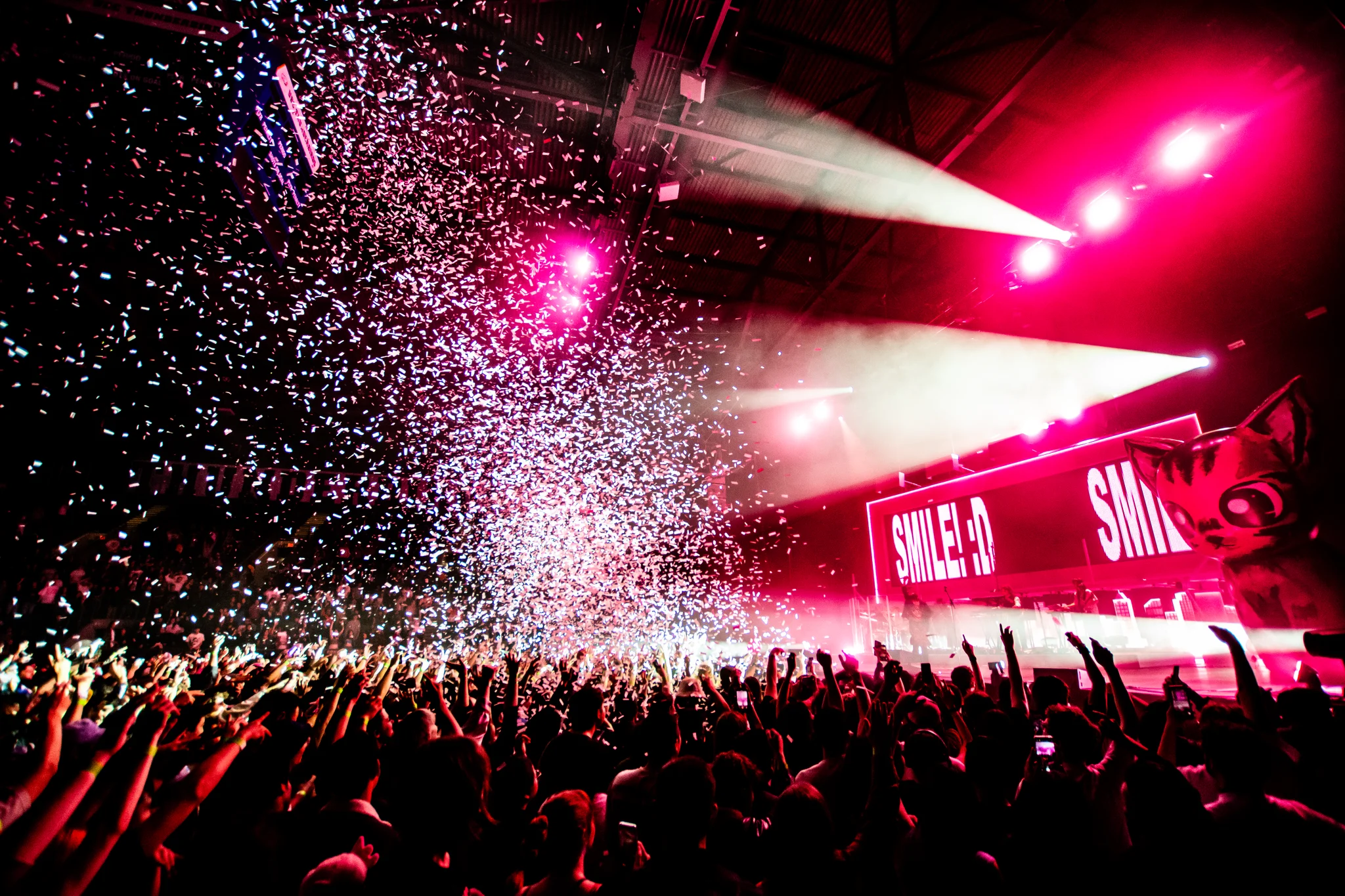 Porter Robinson performing at Doug Mitchell Thunderbird Sports Centre, Vancouver, BC - concert photography by Michael Caswell
