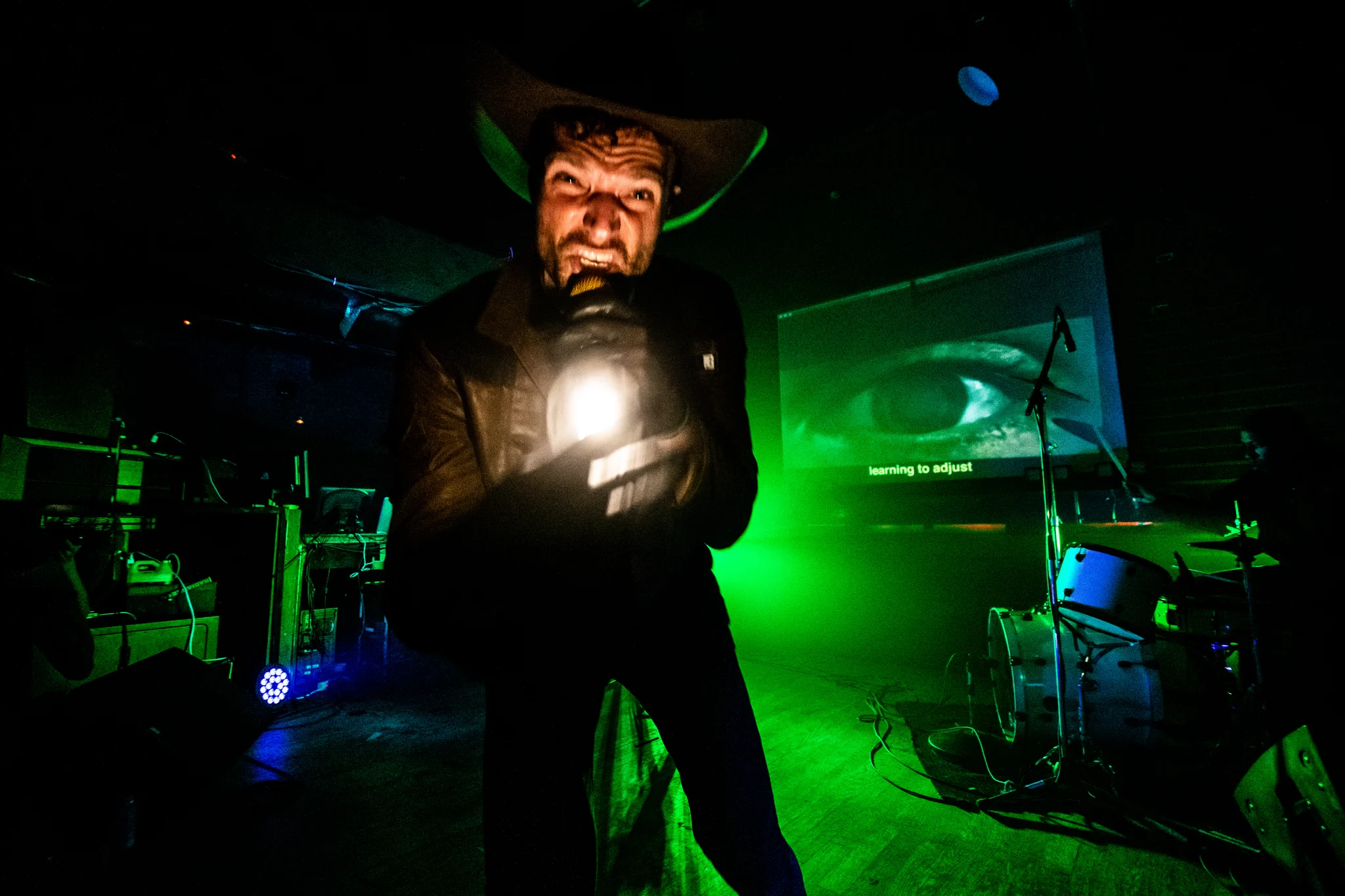 Rich Aucoin performing at Fortune Sound Club, Vancouver, BC - concert photography by Michael Caswell