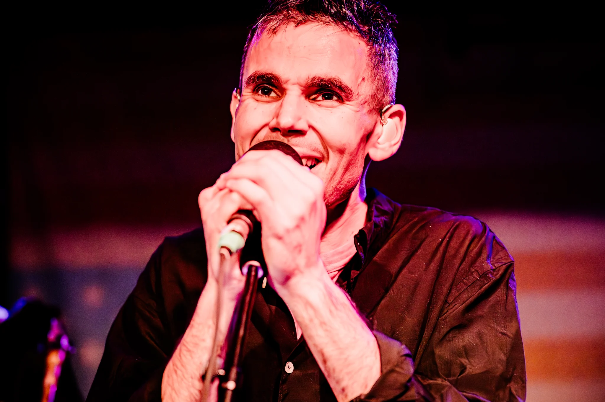 Rostam performing at Fortune Sound Club, Vancouver, BC - concert photography by Michael Caswell