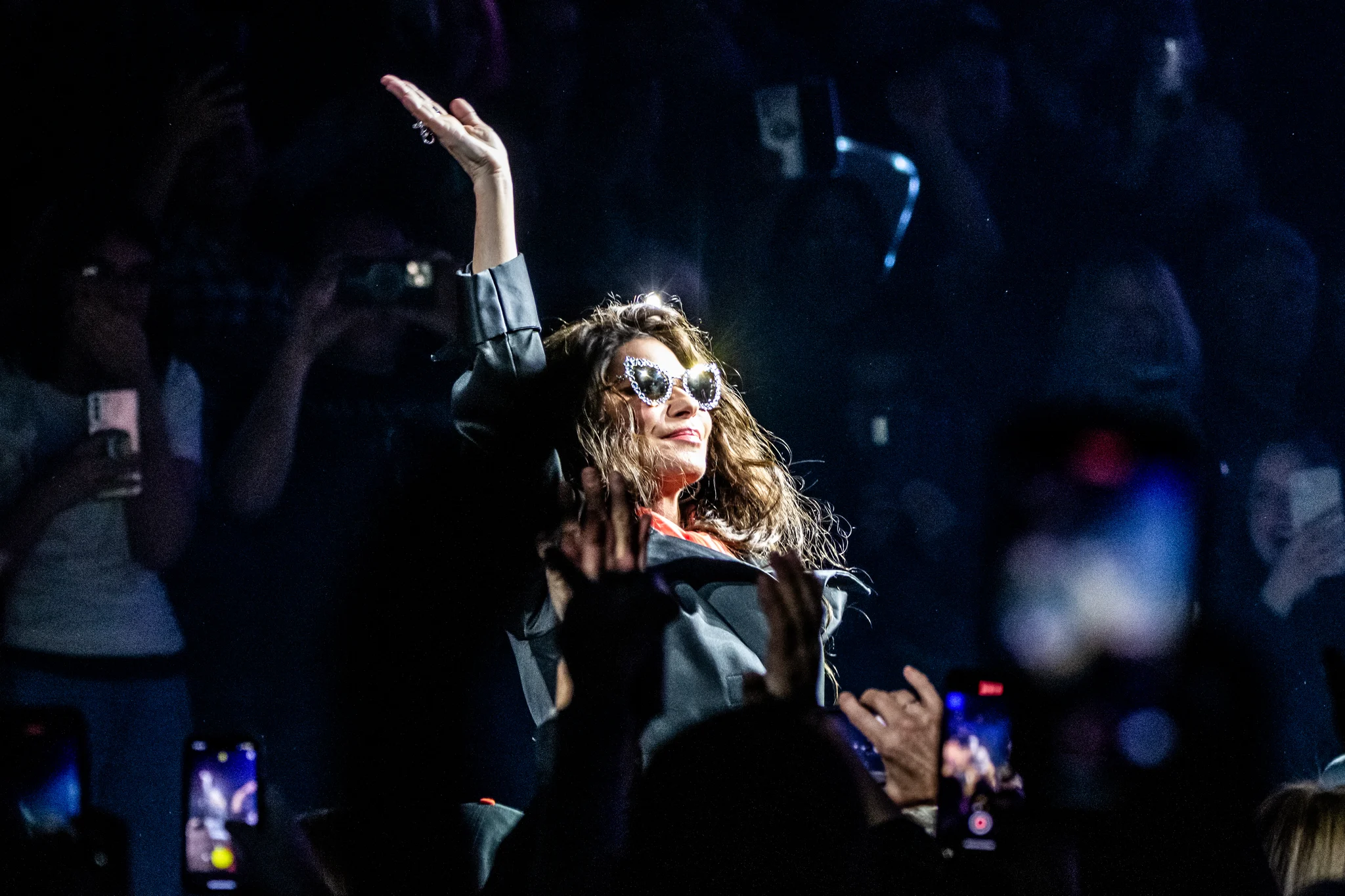 Shania Twain performing at Rogers Arena, Vancouver, BC - concert photography by Michael Caswell