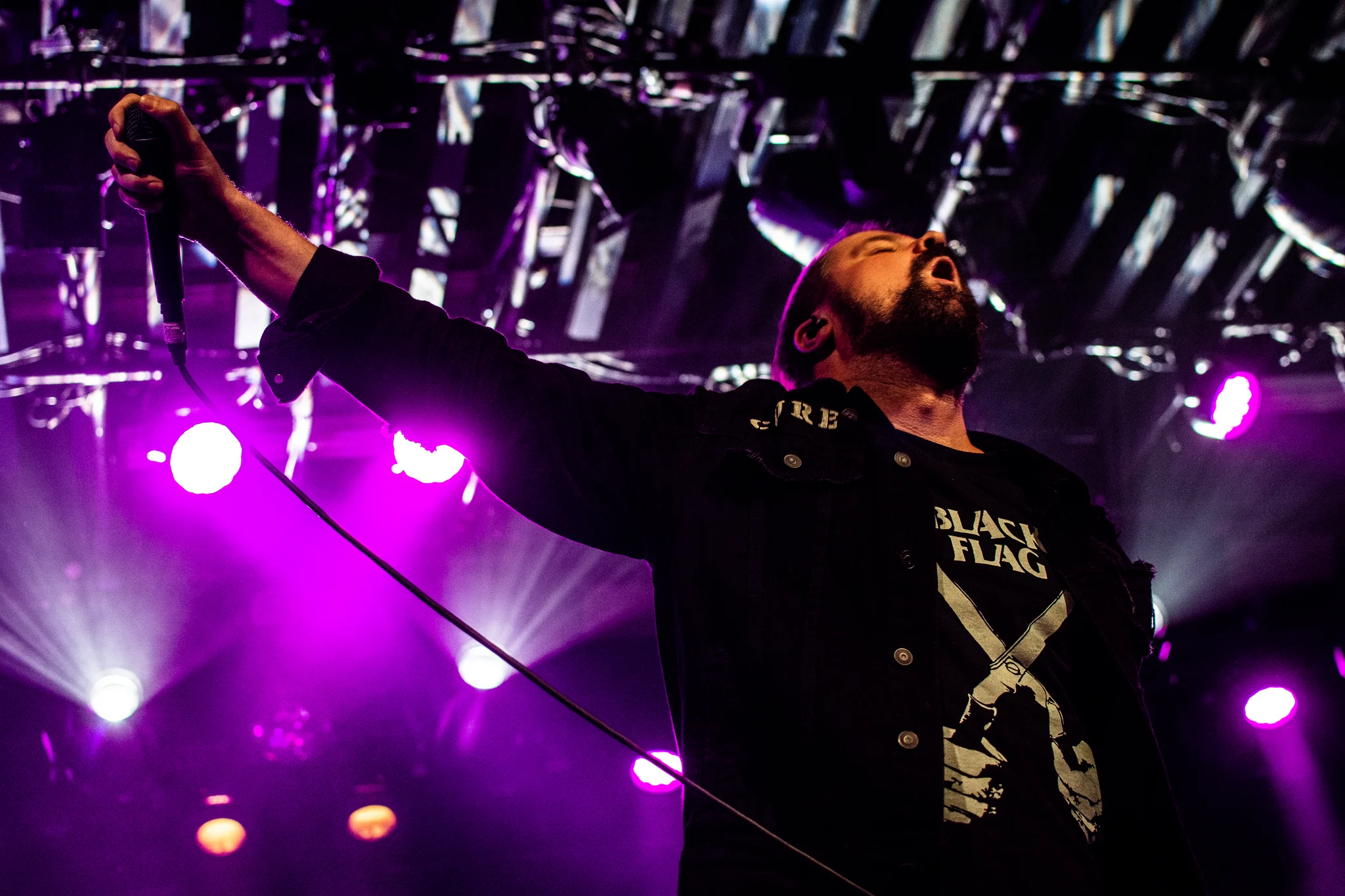 Silverstein performing at Commodore Ballroom, Vancouver, BC - concert photography by Michael Caswell