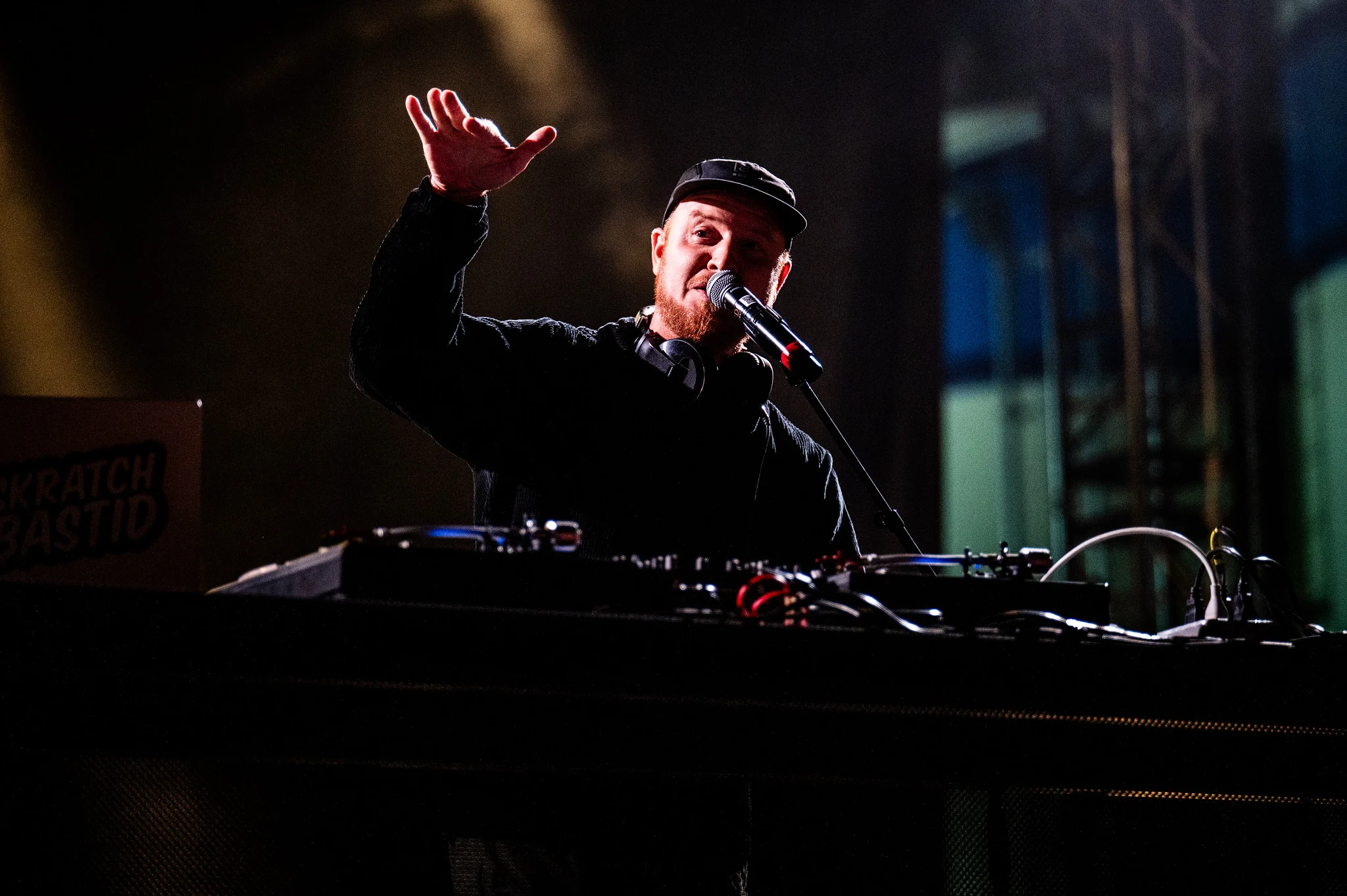 Skratch Bastid performing at Rifflandia Festival, Victoria, BC - concert photography by Michael Caswell