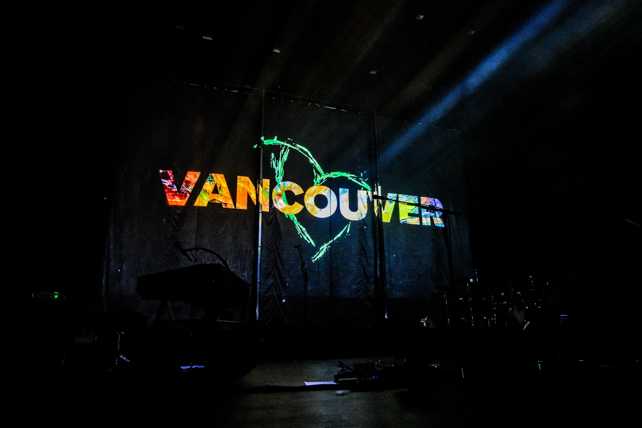 Snow Patrol performing at Queen Elizabeth Theatre, Vancouver, BC - concert photography by Michael Caswell