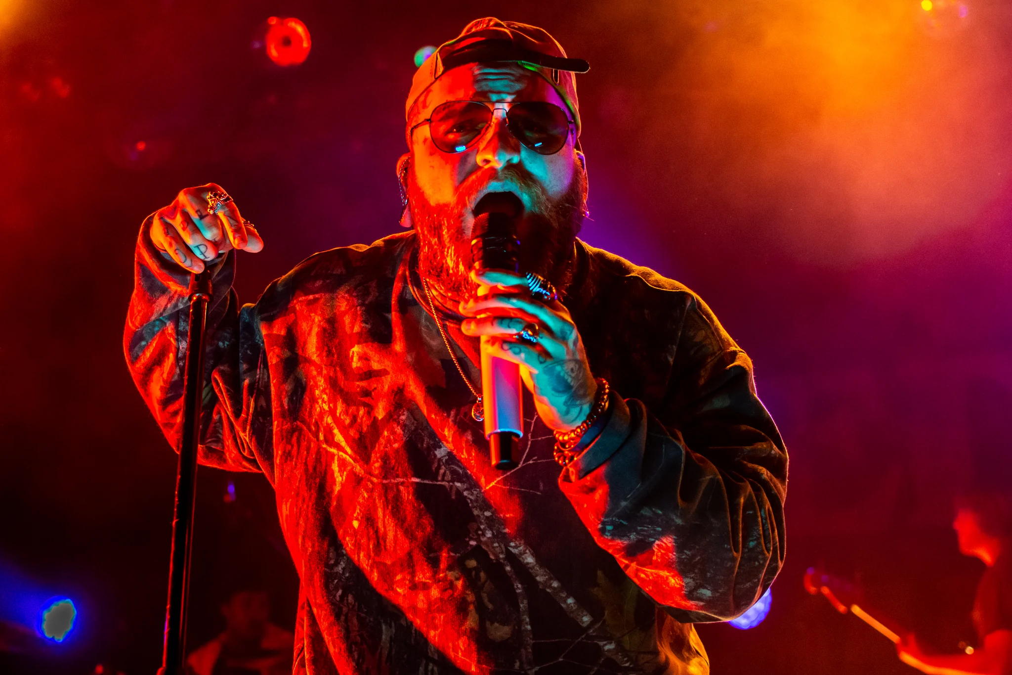 Teddy Swims performing at Commodore Ballroom, Vancouver, BC - concert photography by Michael Caswell