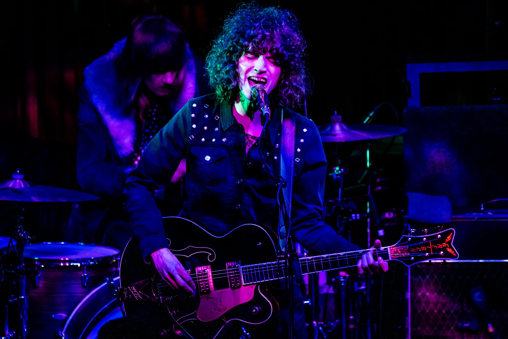 Temples performing at Fox Cabaret, Vancouver, BC - concert photography by Michael Caswell