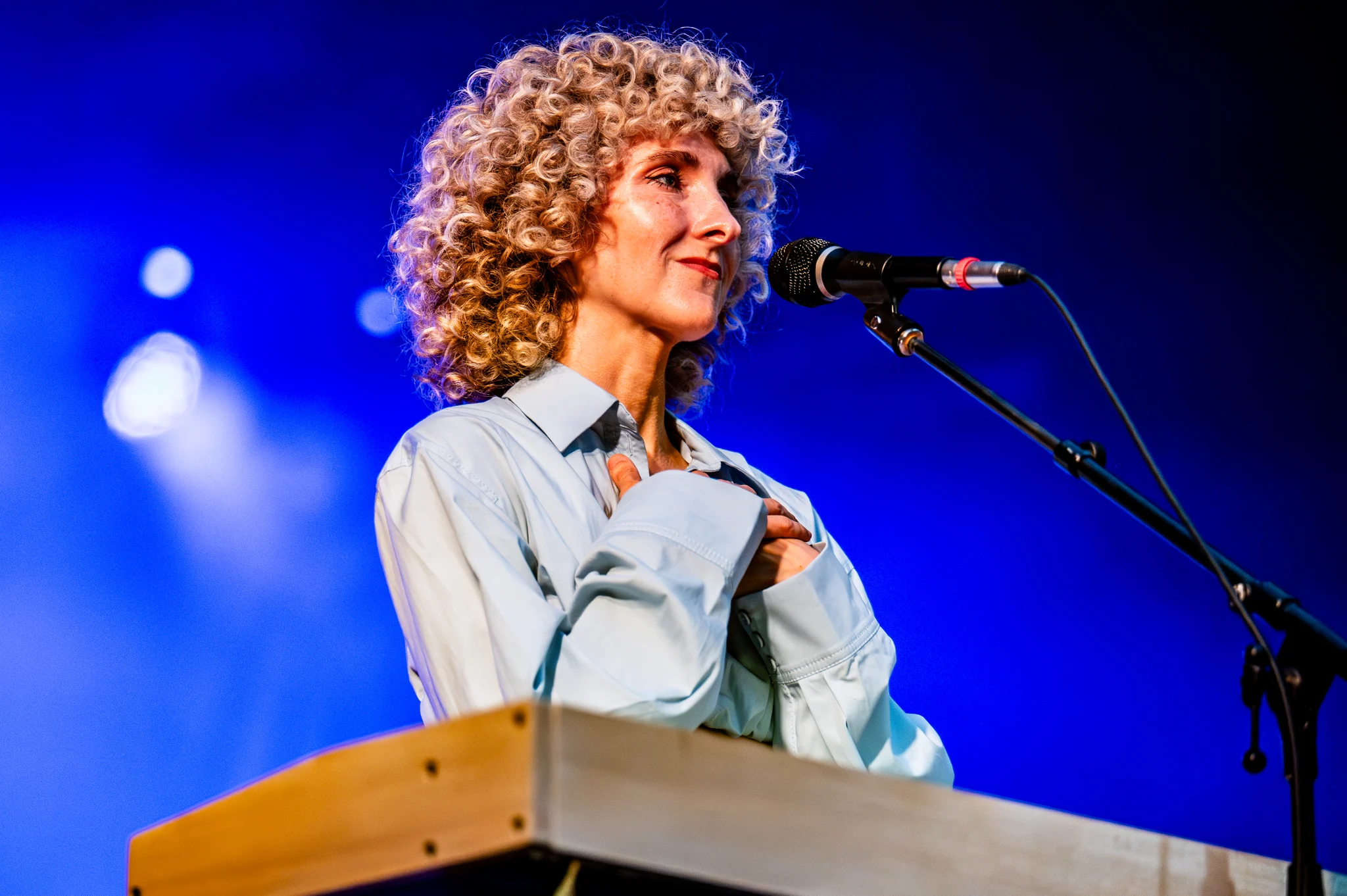 Tennis performing at Malkin Bowl, Vancouver, BC - concert photography by Michael Caswell