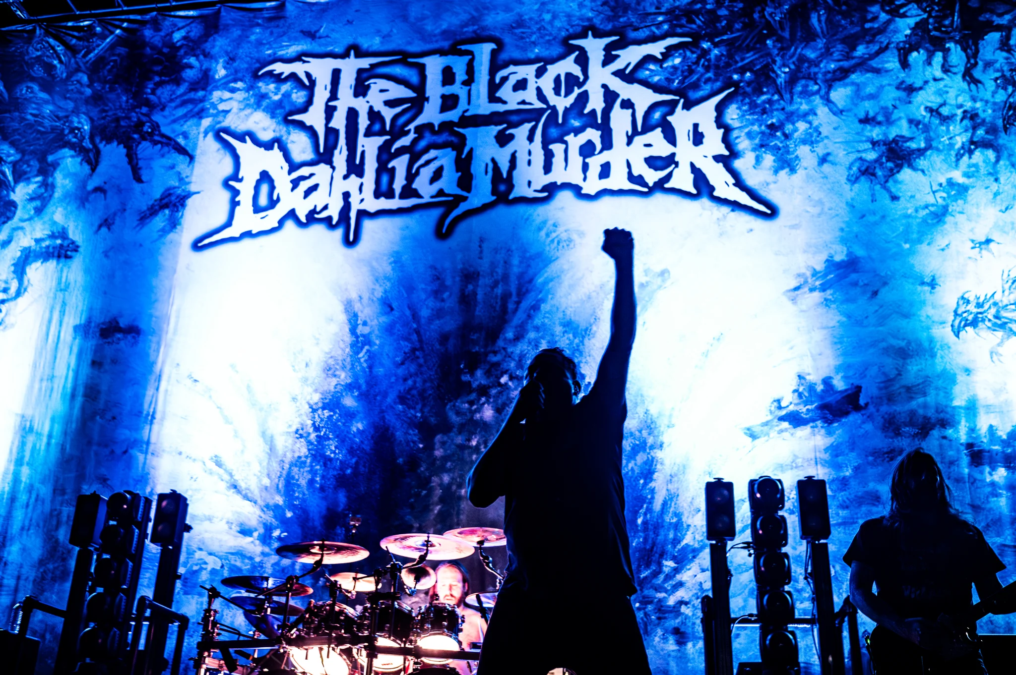 The Black Dahlia Murder performing at Doug Mitchell Thunderbird Sports Centre, Vancouver, BC - concert photography by Michael Caswell