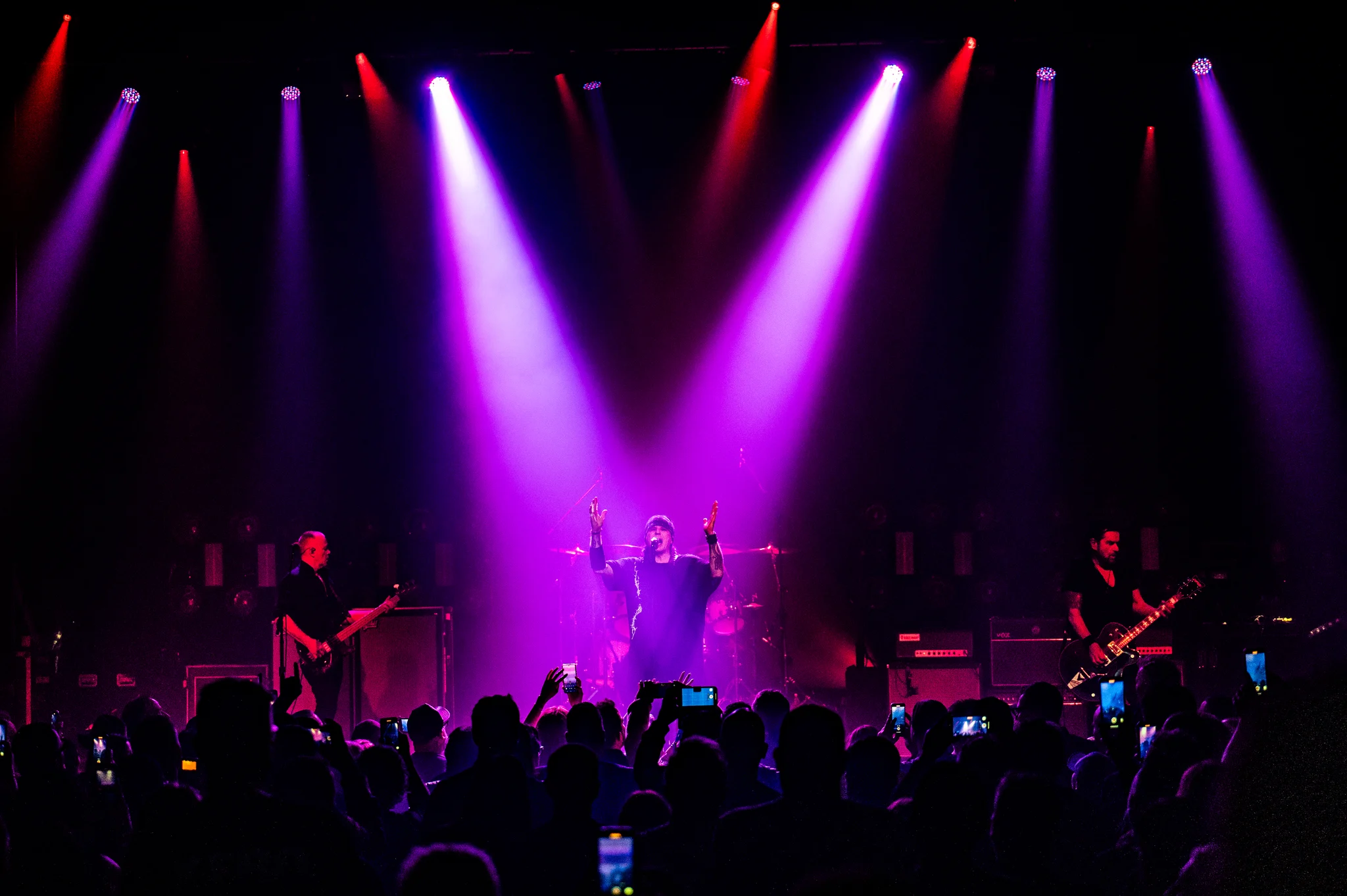 The Cult performing at Vogue Theatre, Vancouver, BC - concert photography by Michael Caswell