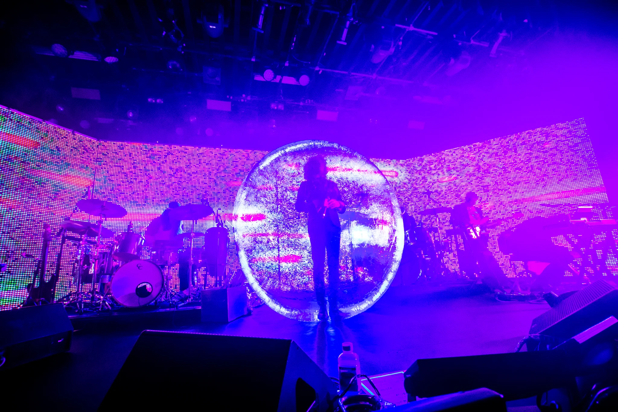 The Flaming Lips performing at Commodore Ballroom, Vancouver, BC - concert photography by Michael Caswell