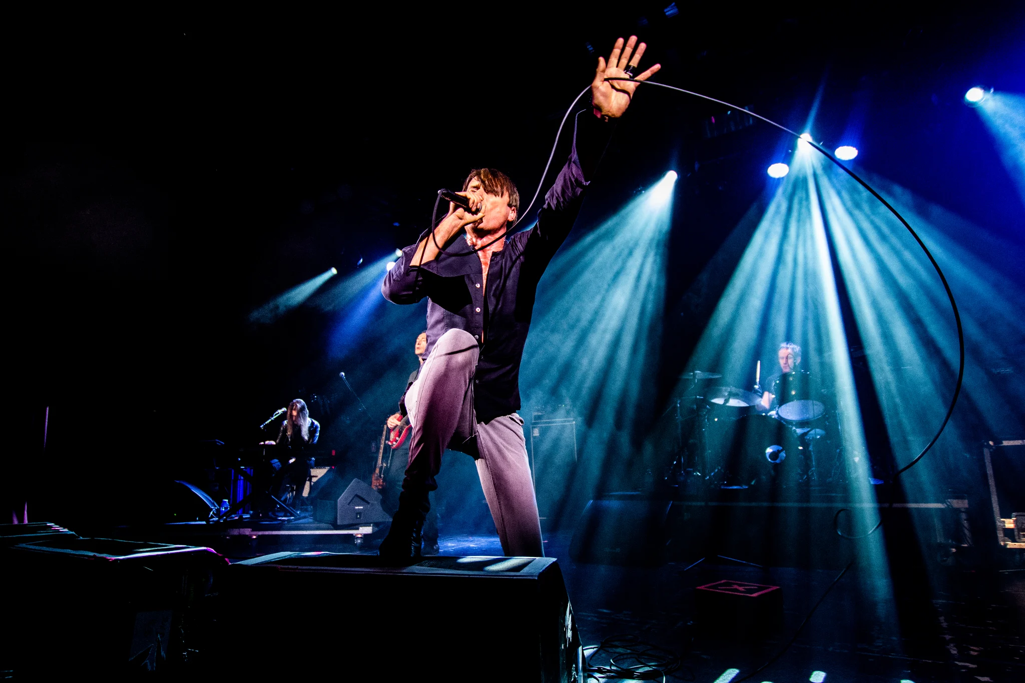 The London Suede performing at Commodore Ballroom, Vancouver, BC - concert photography by Michael Caswell