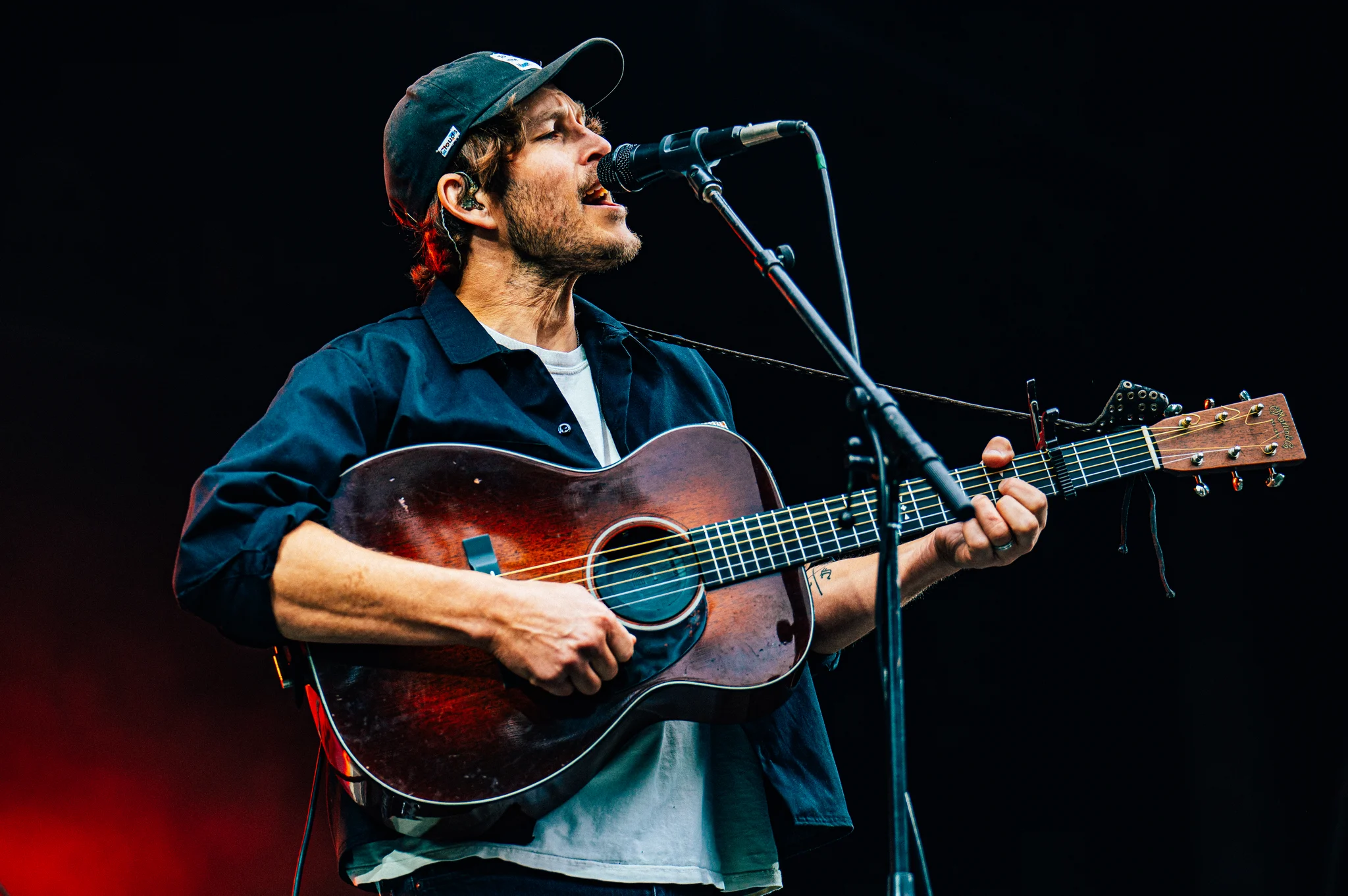 The Palms performing at Malkin Bowl, Vancouver, BC - concert photography by Michael Caswell