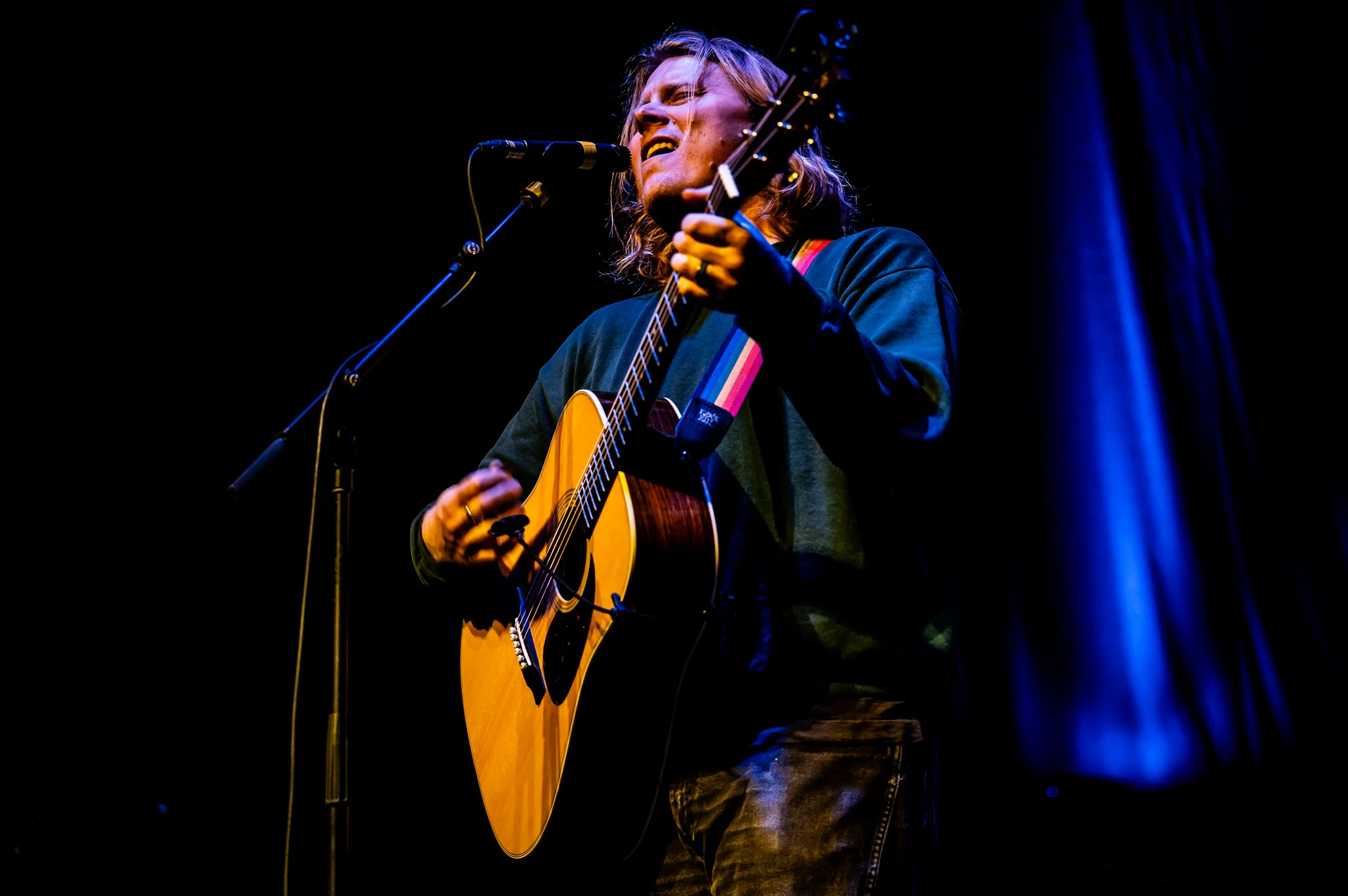 Ty Segall performing at Rickshaw Theatre, Vancouver, BC - concert photography by Michael Caswell