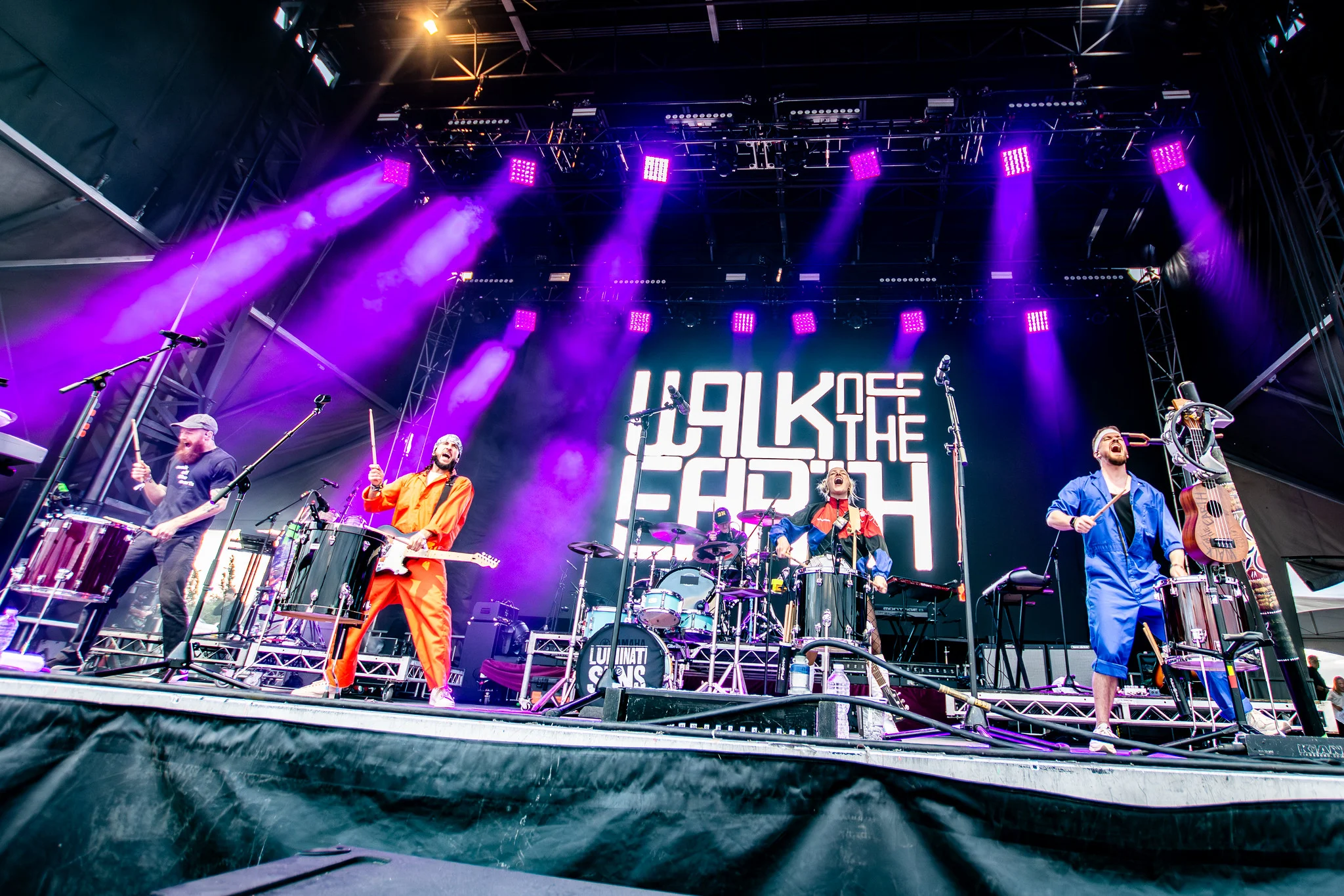 Walk Off The Earth performing at Rifflandia Music Festival, Victoria, BC - concert photography by Michael Caswell