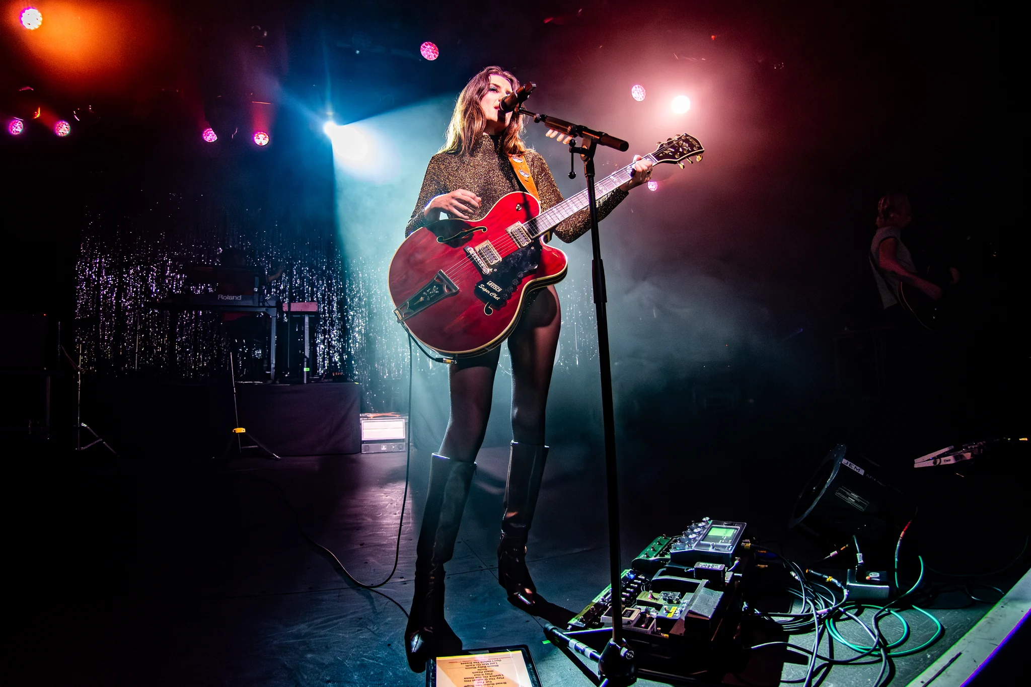 Wolf Alice performing at Commodore Ballroom, Vancouver, BC - concert photography by Michael Caswell
