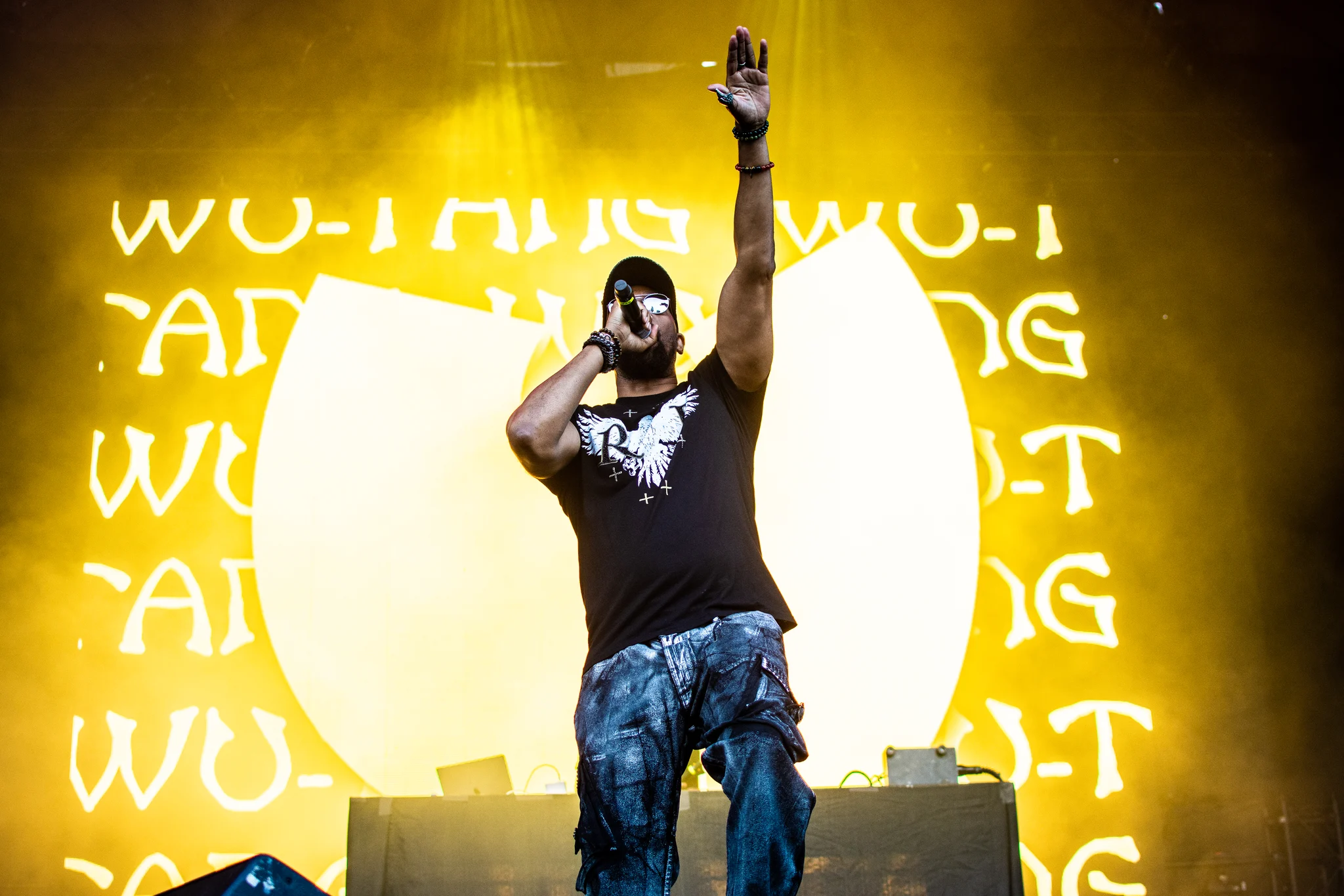 Wu-Tang Clan performing at PNE Amphitheatre, Vancouver, BC - concert photography by Michael Caswell