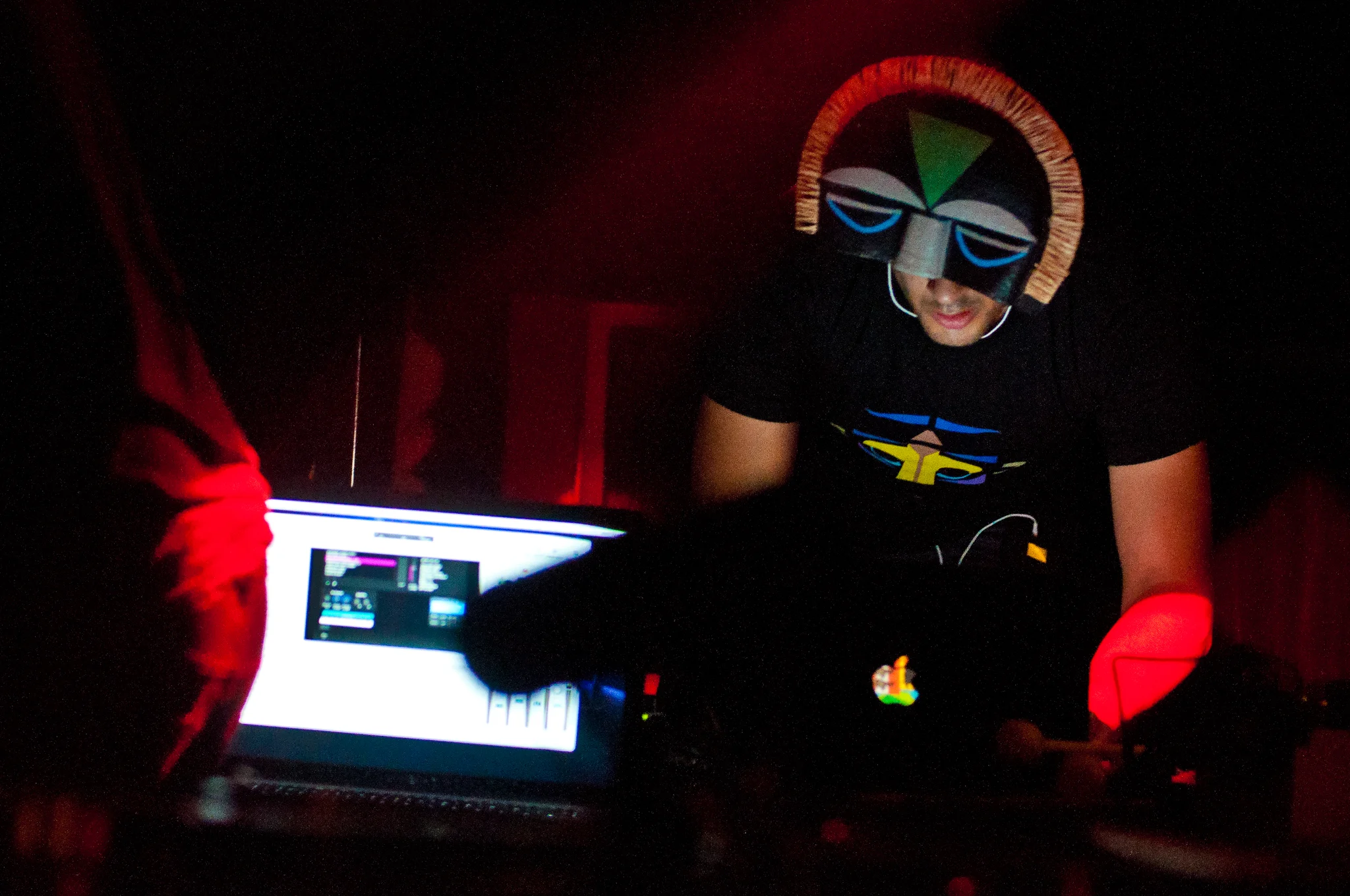 SBTRKT performing at Fortune Sound Club, Vancouver, BC - concert photography by Michael Caswell
