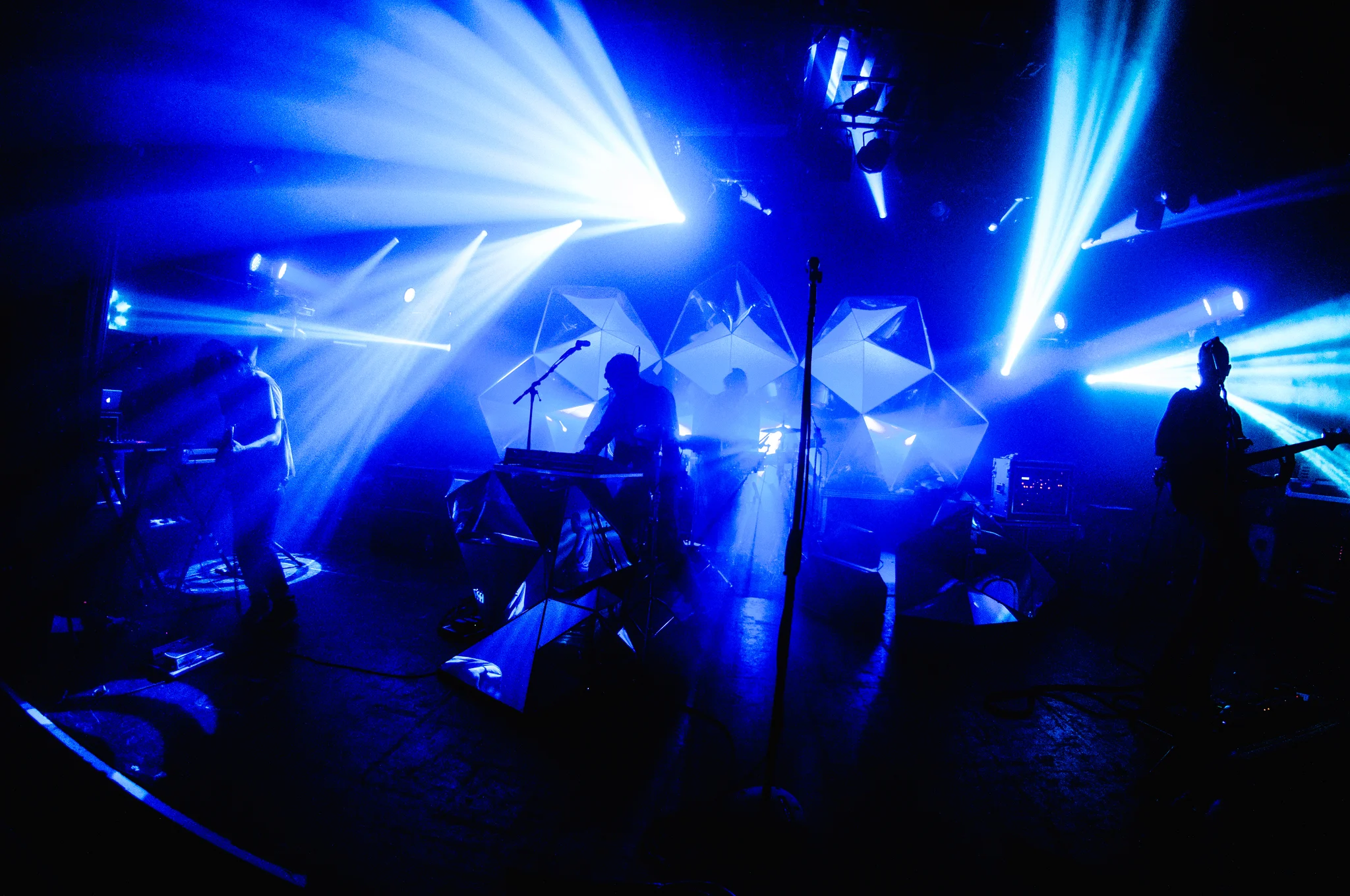 Yeasayer performing at Commodore Ballroom, Vancouver, BC - concert photography by Michael Caswell